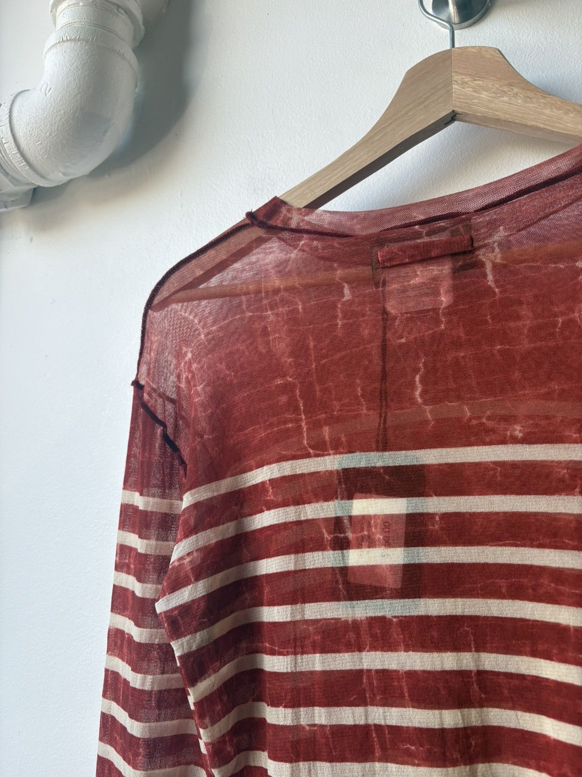 Jean Paul Gaultier Jean-Paul Gaultier 2000s red mesh top Size US S / EU 44-46 / 1 - 6 Thumbnail