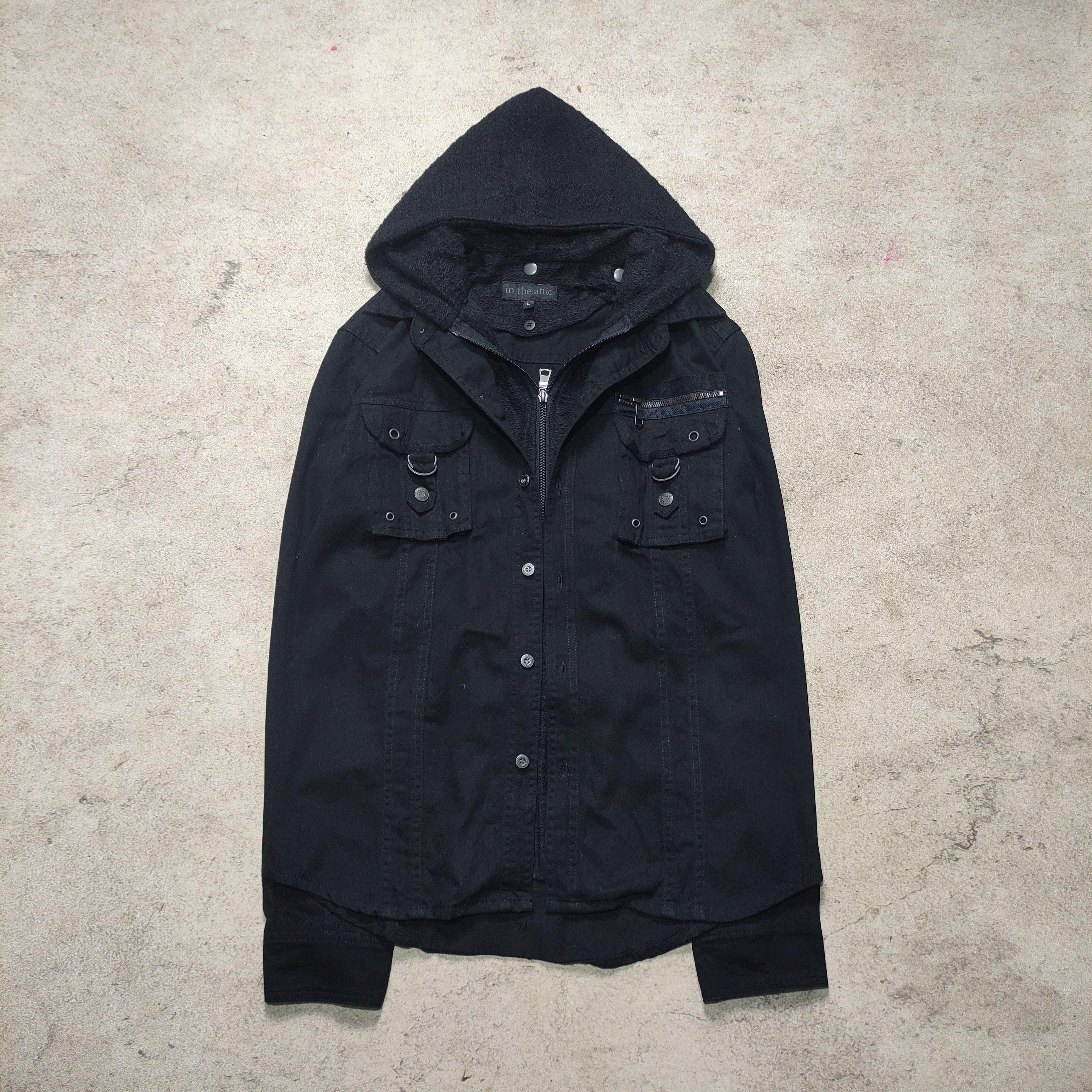 ジャケット・アウター 00s in the attic homme Napoleon jacket If Six Was Nine 14th Addiction Style In The Attic 2 Layer Napoleon