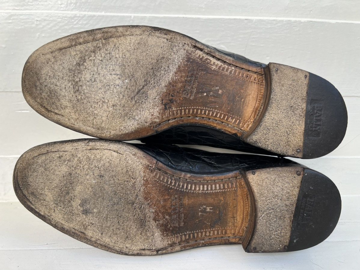 Bally BALLY Full Crocodile Black Loafers Men’s Sz US 8.5 Size US 8.5 / EU 41-42 - 15 Thumbnail