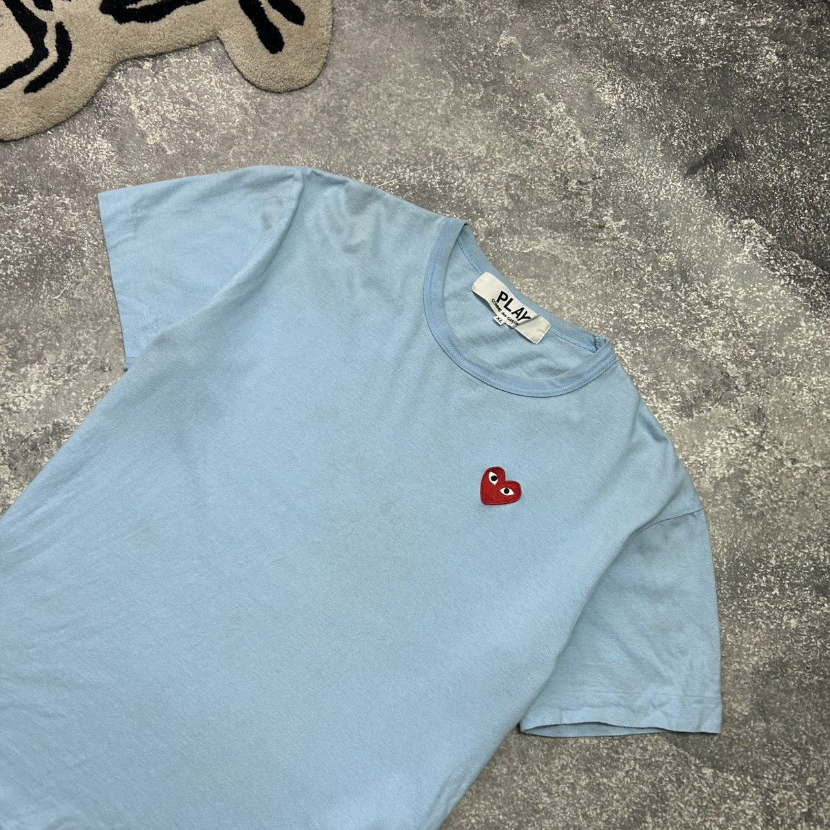 Comme des Garcons PLAY Luxury Play Comme Des Garcons Small logo basic y2k tee Size US XL / EU 56 / 4 - 2 Thumbnail