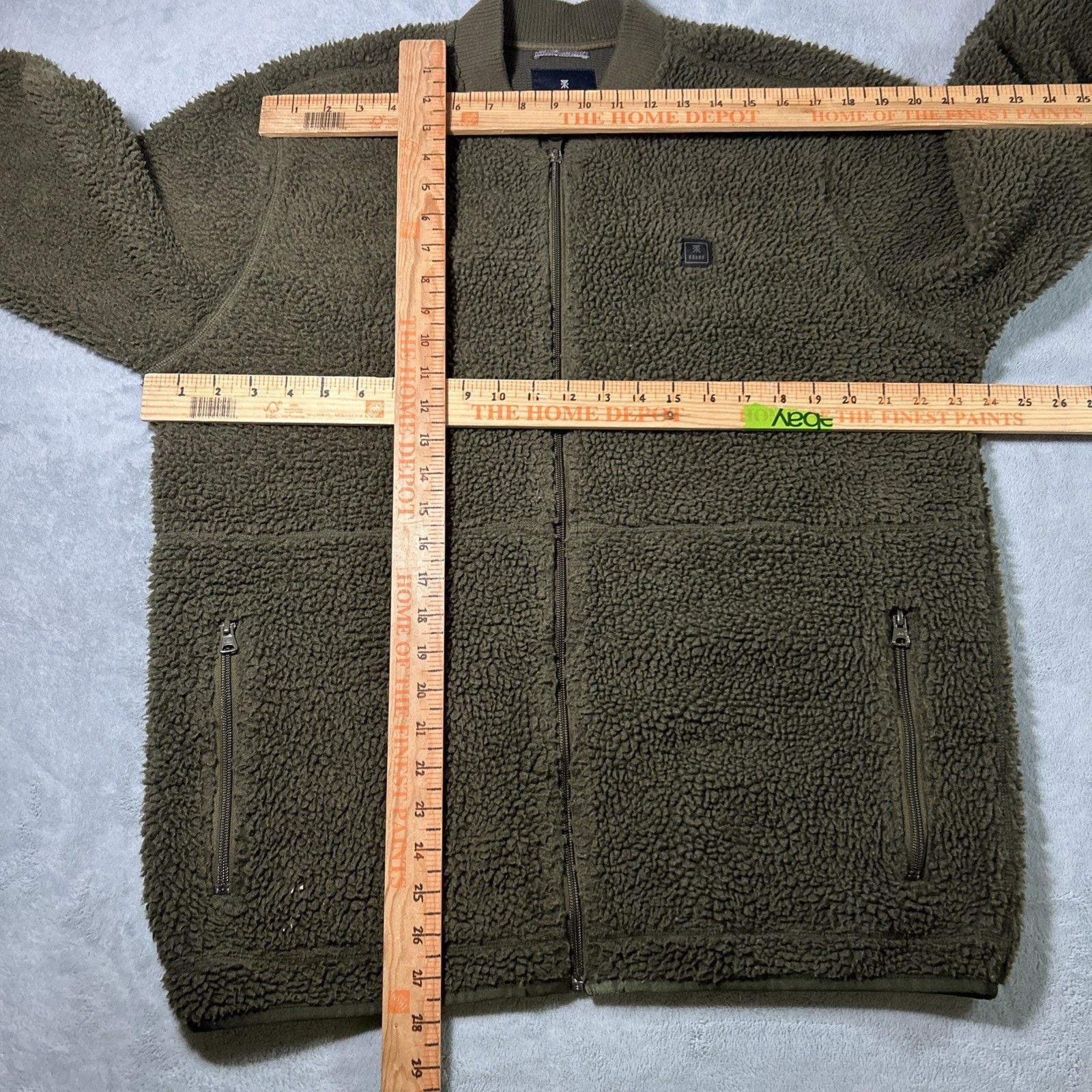 Patagonia Roark Sherpa High Pile Fleece Sweater Mens XL Earth Green Size US XL / EU 56 / 4 - 14 Thumbnail