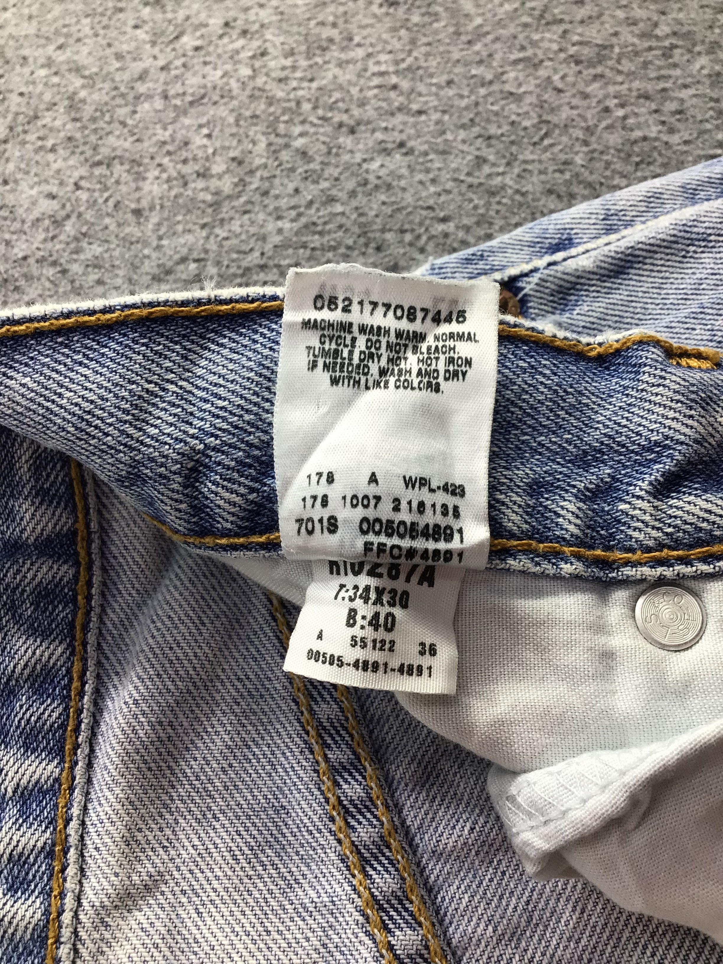 Levi's Vintage Levis 505 Jeans-J898 Size US 33 - 11 Thumbnail