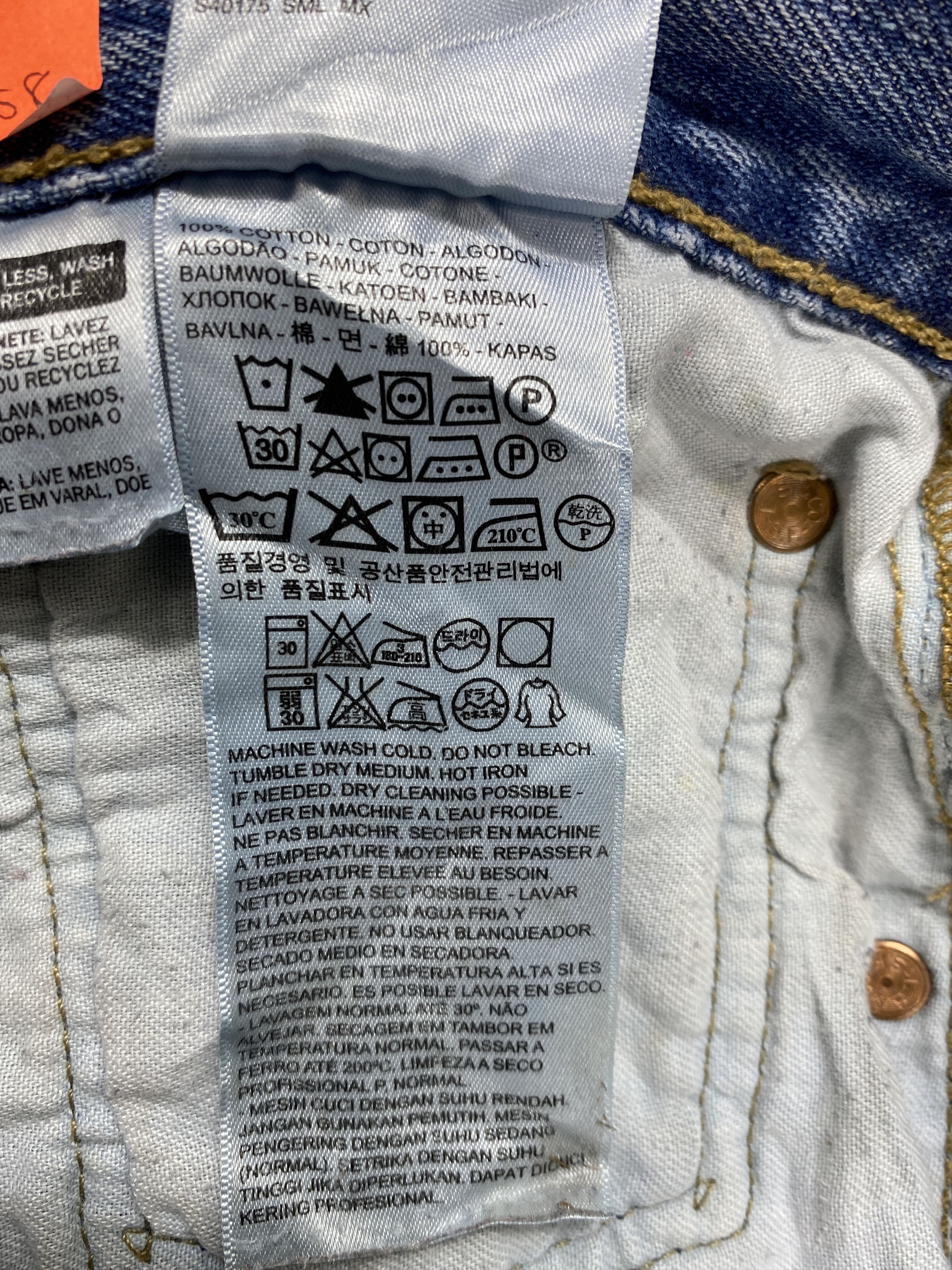 Levi's Blue Wash Vintage Levi's 501 Jeans 37x33 Denim -JN2258 Size US 36 / EU 52 - 9 Thumbnail