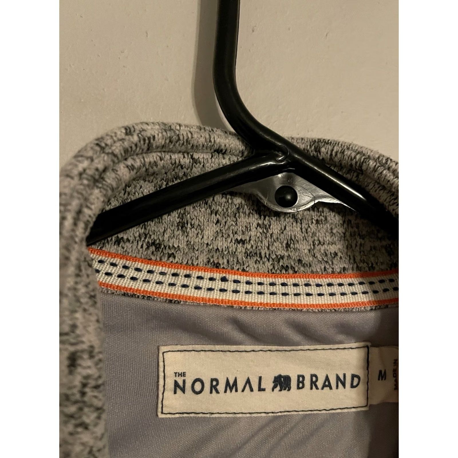 J Brand VINTAGE The Normal Brand Lincoln Fleece Heather Gray Full Zip Vest Jacket Mens Medium Size US M / EU 48-50 / 2 - 3 Thumbnail