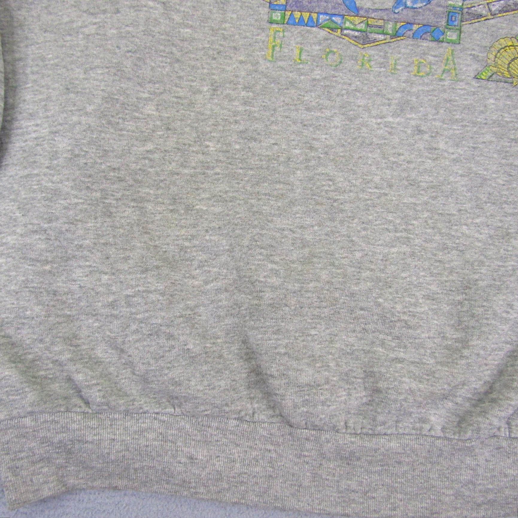 Fruit Of The Loom VINTAGE Florida Sweatshirt Womens Large Crewneck Pullover Sweater Dolphin 90s Size L / US 10 / IT 46 - 4 Thumbnail
