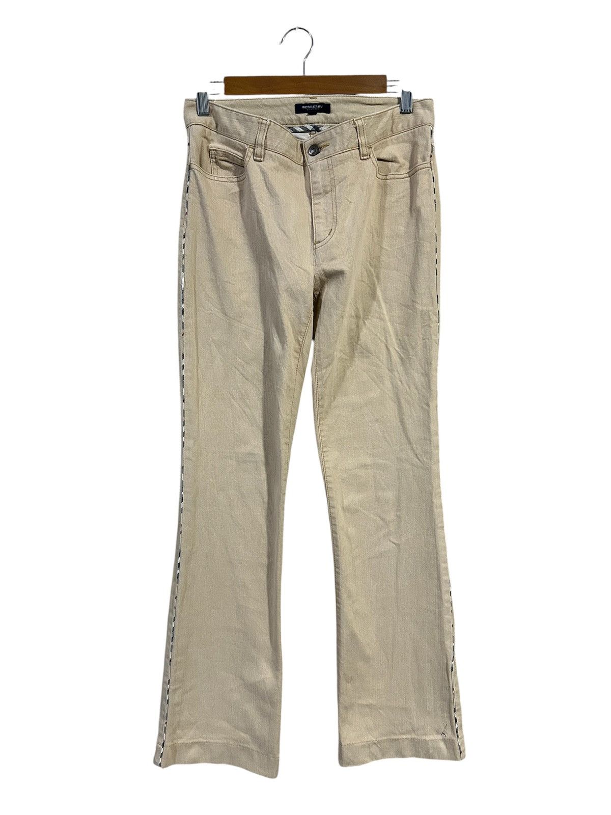 Burberry Vintage burberry denim regular novacheck side line Size US 29 - 1 Thumbnail
