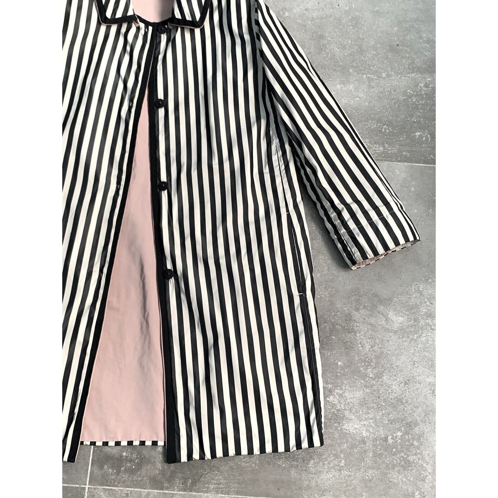 Max Mara Women REVERSIBLE MAX MARA SILK Trench Coat Jacket EU 40 US10 Size L / US 10 / IT 46 - 8 Thumbnail