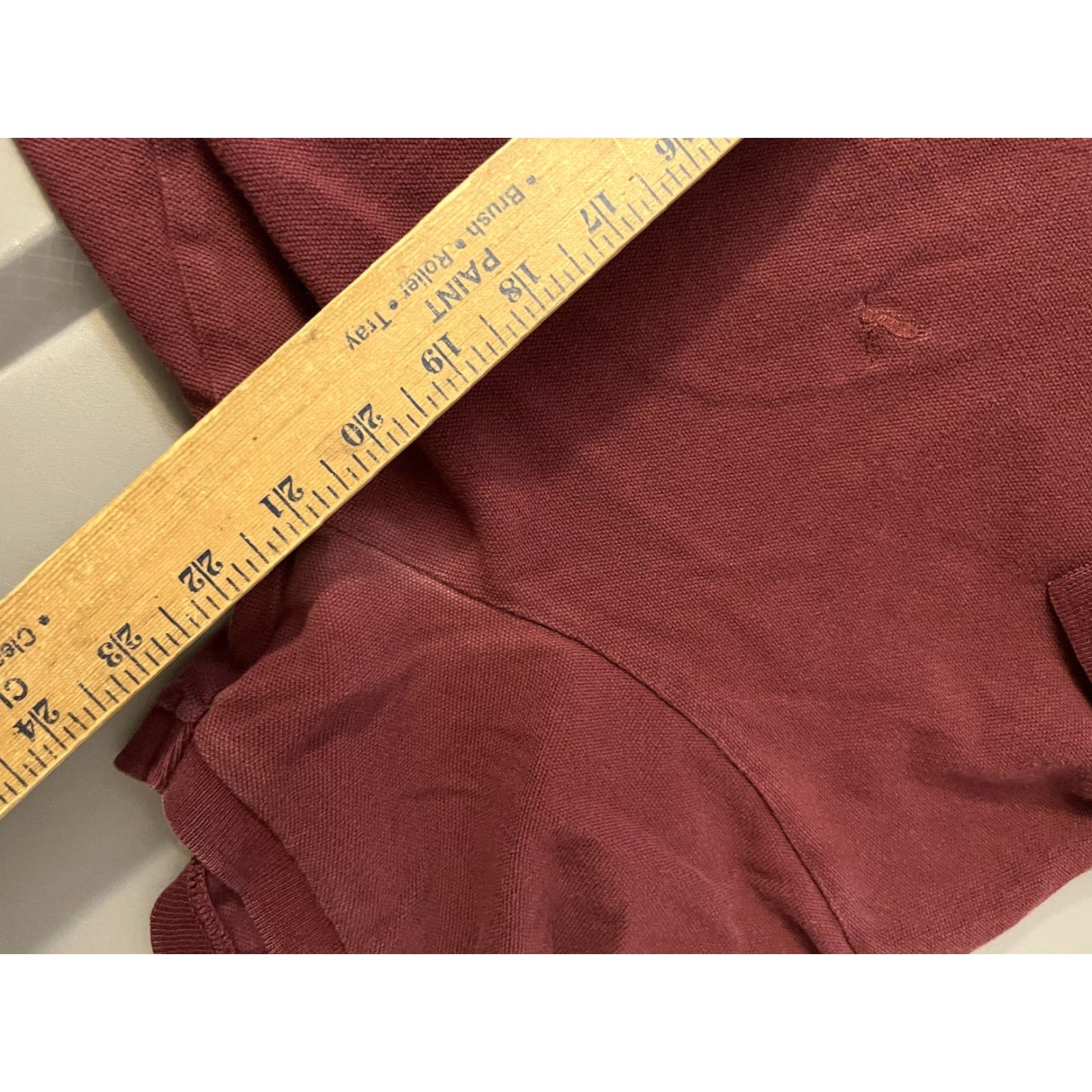 American Eagle Outfitters AMERICAN EAGLE OUTFITTERS Polo Shirt Men L Maroon Short Sleeve Button Collar Cotton Blend Super Soft Activewear Golf Shirt Regular Size Type: Regular Size US L / EU 52-54 / 3 - 5 Thumbnail