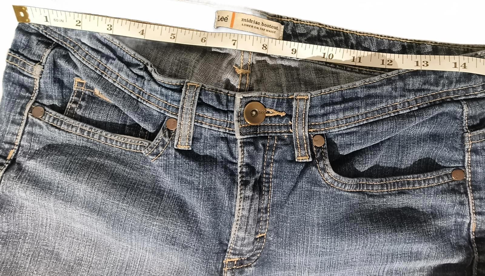 Lee Lee Women's Bootcut Lower on the Waist Blue Denim Size 8 Size 30" / US 8 / IT 44 - 11 Thumbnail