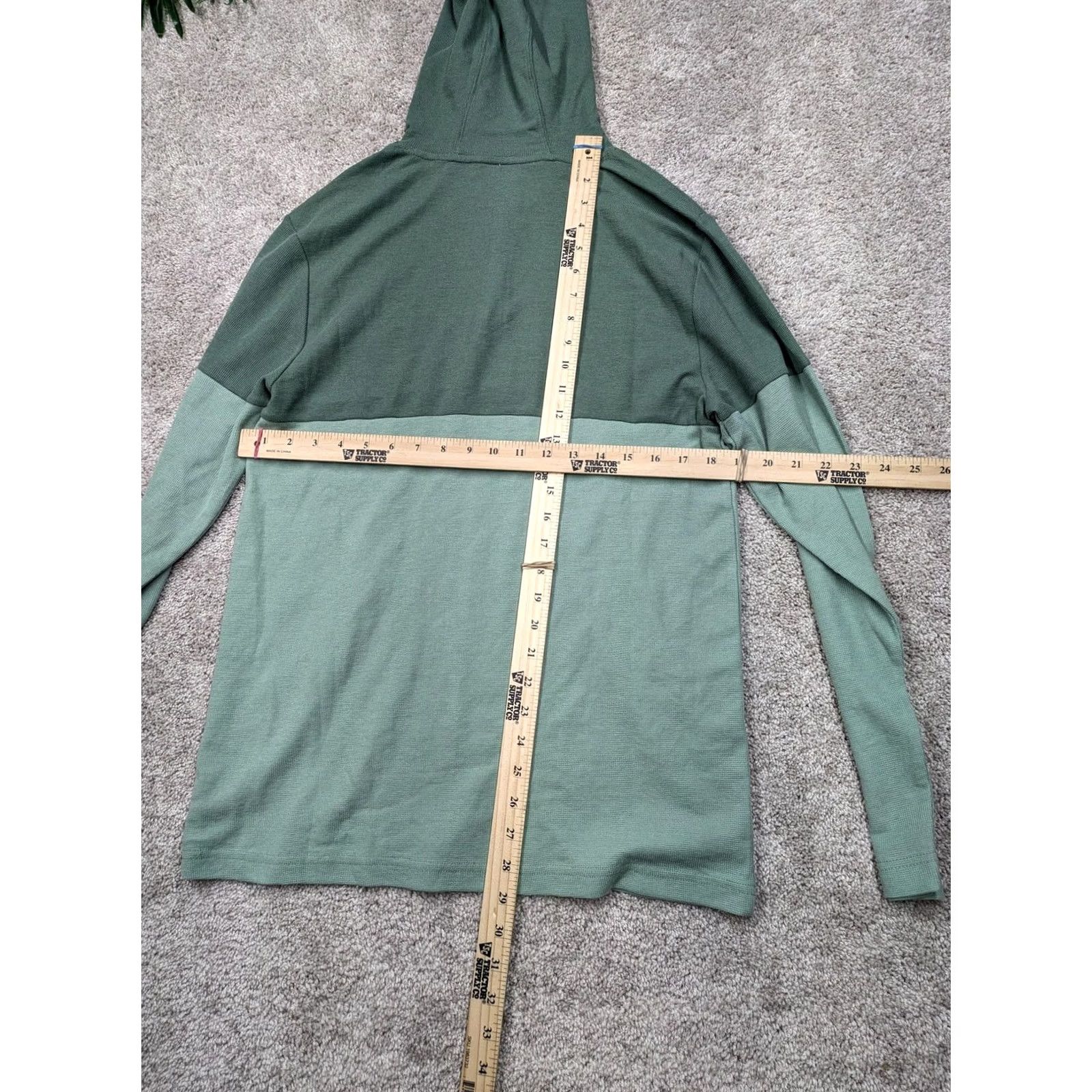 Volcom Volcom Hoodie Mens Medium Green Lightweight Henley Pullover Logo Long Sleeve Size US M / EU 48-50 / 2 - 7 Thumbnail