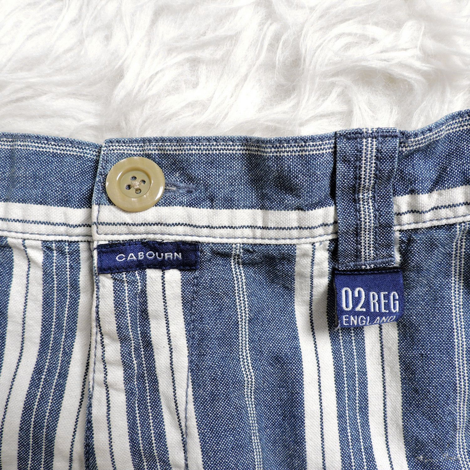 Nigel Cabourn NIGEL CABOURN STRIPED SHORT PANTS Size US 30 / EU 46 - 4 Thumbnail