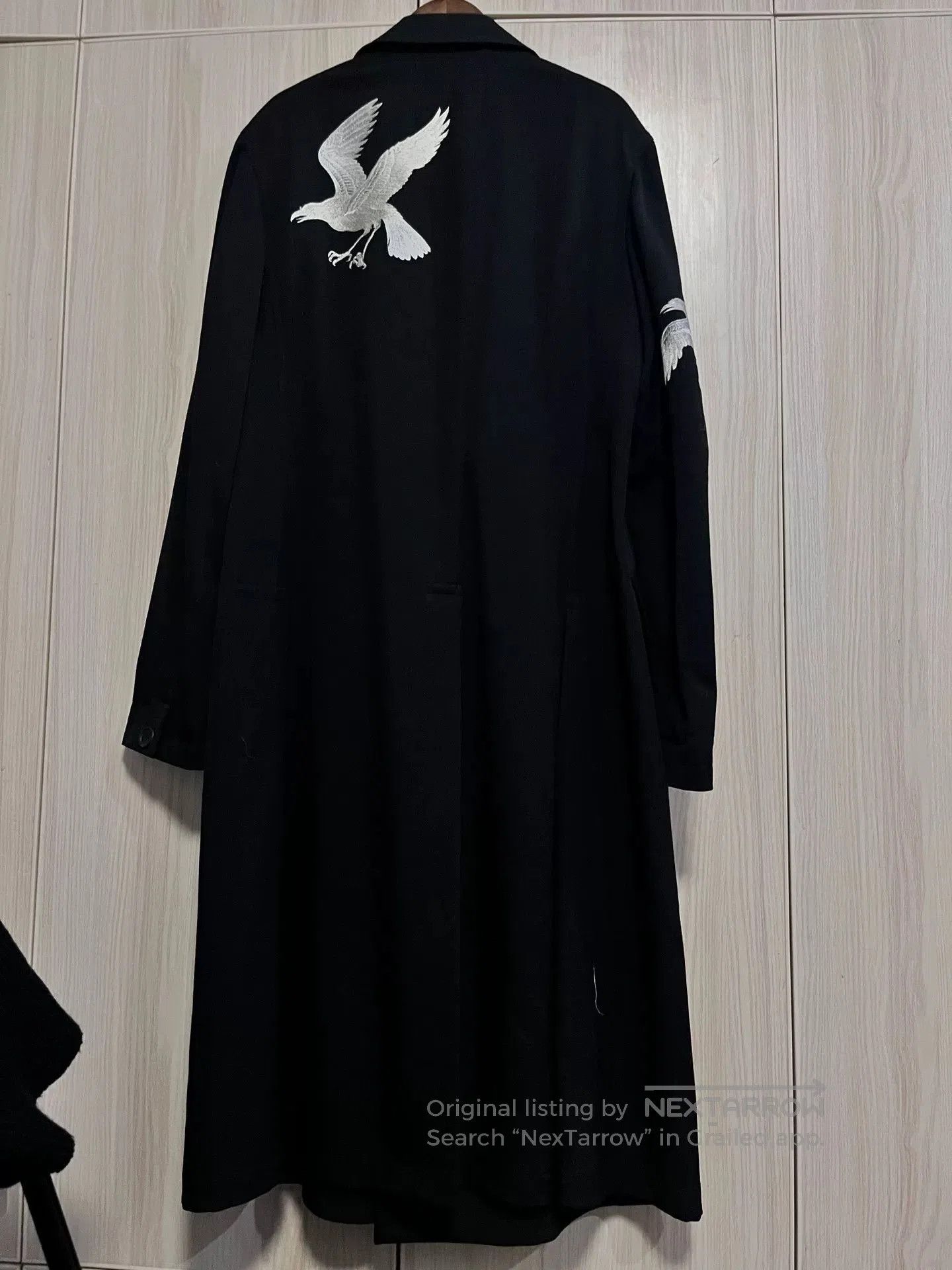 Yohji Yamamoto Yohji Yamamoto Embroidered Raven Jacket. Size XL / US 12-14 / IT 48-50 - 2 Thumbnail