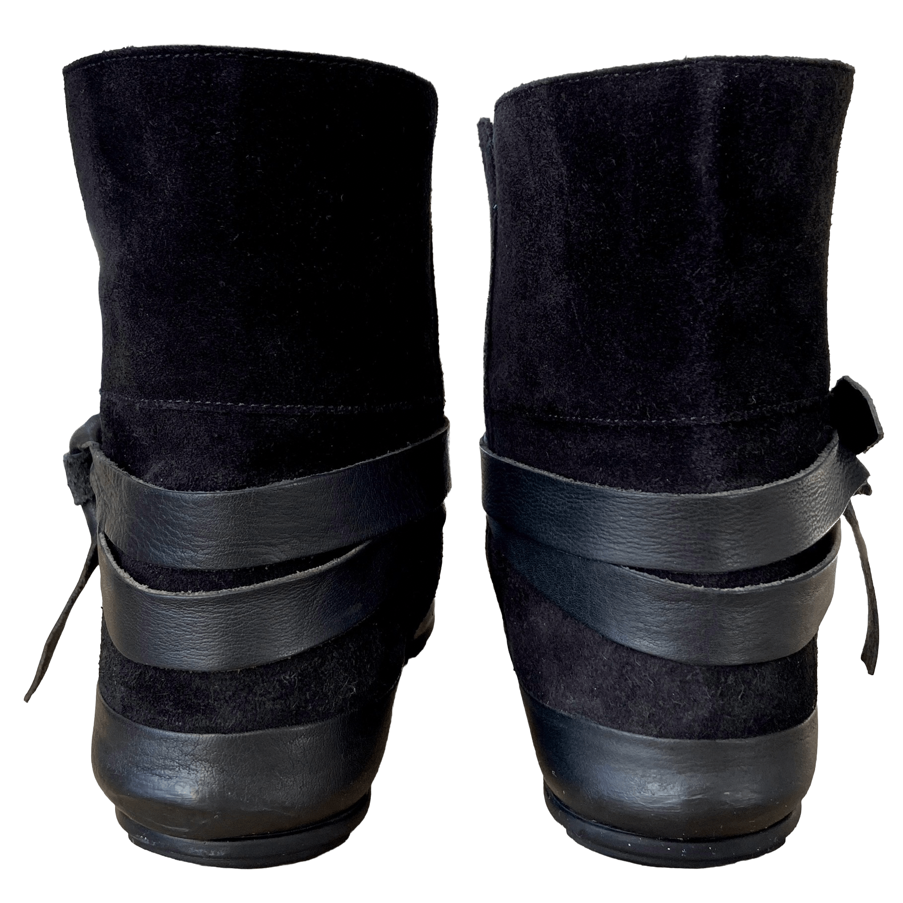 Isabel Marant Etoile ISABEL MARANT ÉTOILE BLACK SUEDE SHEARLING WINTER BOOTS Size US 7 / IT 37 - 5 Thumbnail