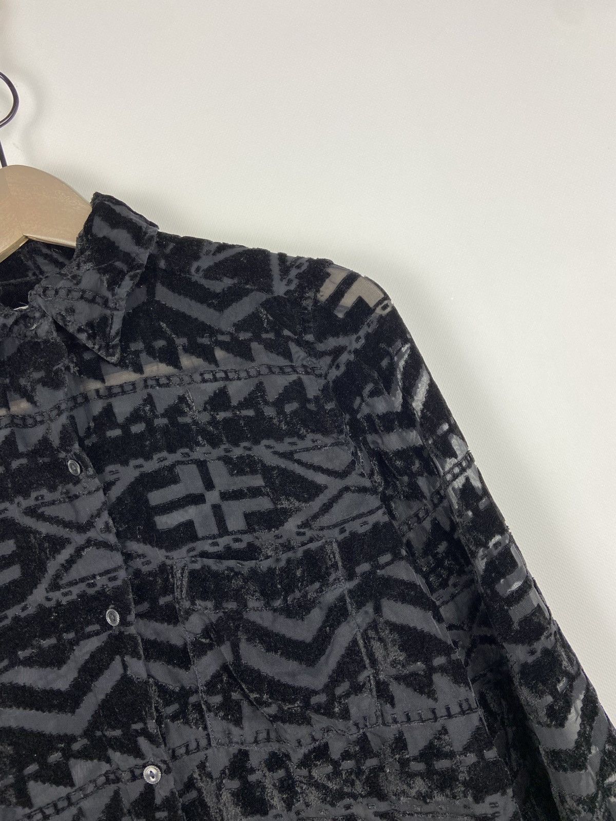 Denim & Supply Ralph Lauren Denim & Supply Ralph Lauren Burnout Aztec Women’s Shirt Size XS / US 0-2 / IT 36-38 - 7 Thumbnail