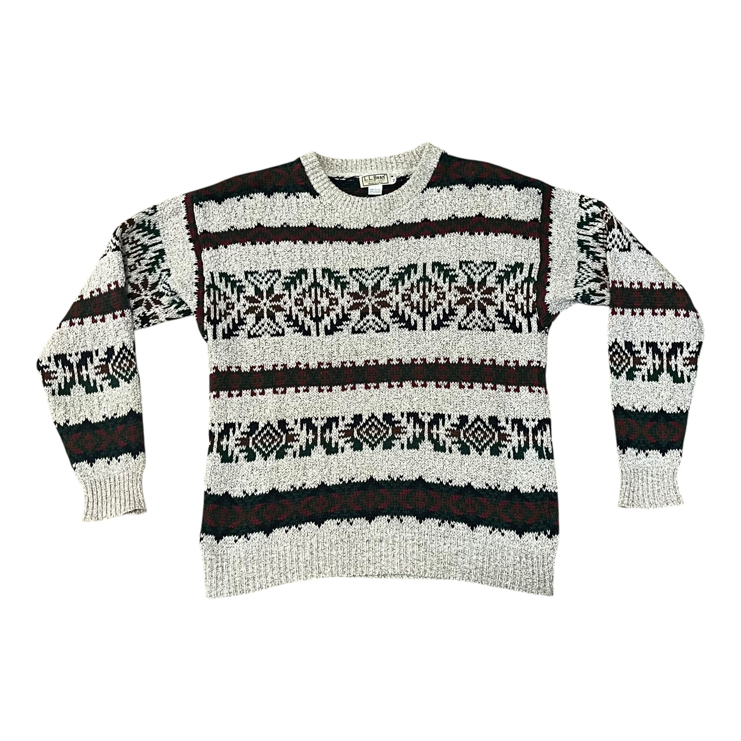 L.L. Bean VINTAGE LL Bean Knit Sweater Made in USA Size US M / EU 48-50 / 2 - 1 Thumbnail