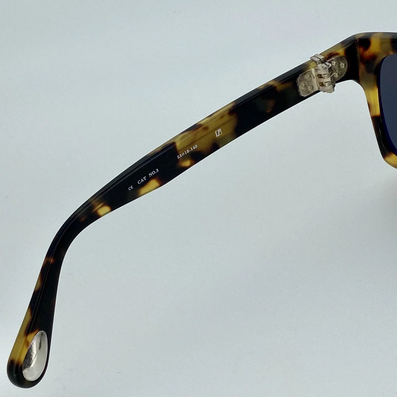 Ann Demeulemeester Ann Demeulemeester Sunglasses D-Frame Tortoise and Grey Size ONE SIZE - 6 Thumbnail