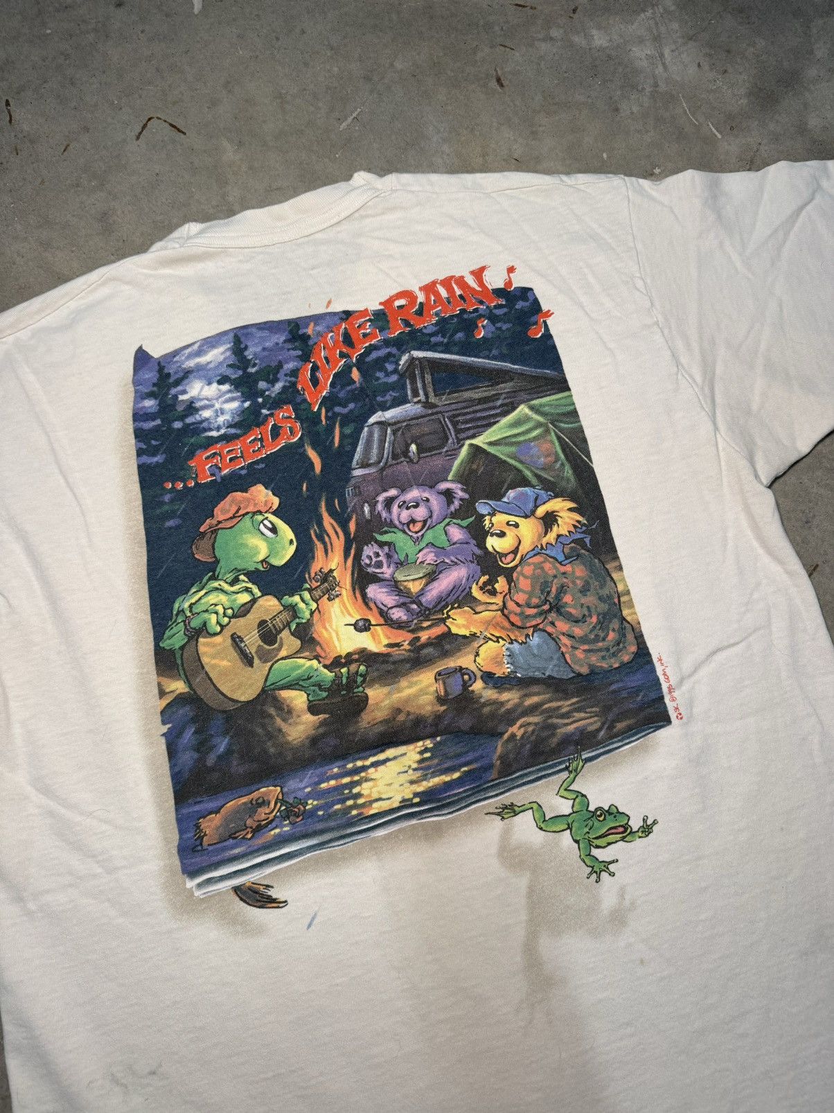 Grateful Dead × Liquid Blue 1996 Grateful Dead LL Rain Summer Tour LL Bean parody rare Size US L / EU 52-54 / 3 - 4 Thumbnail