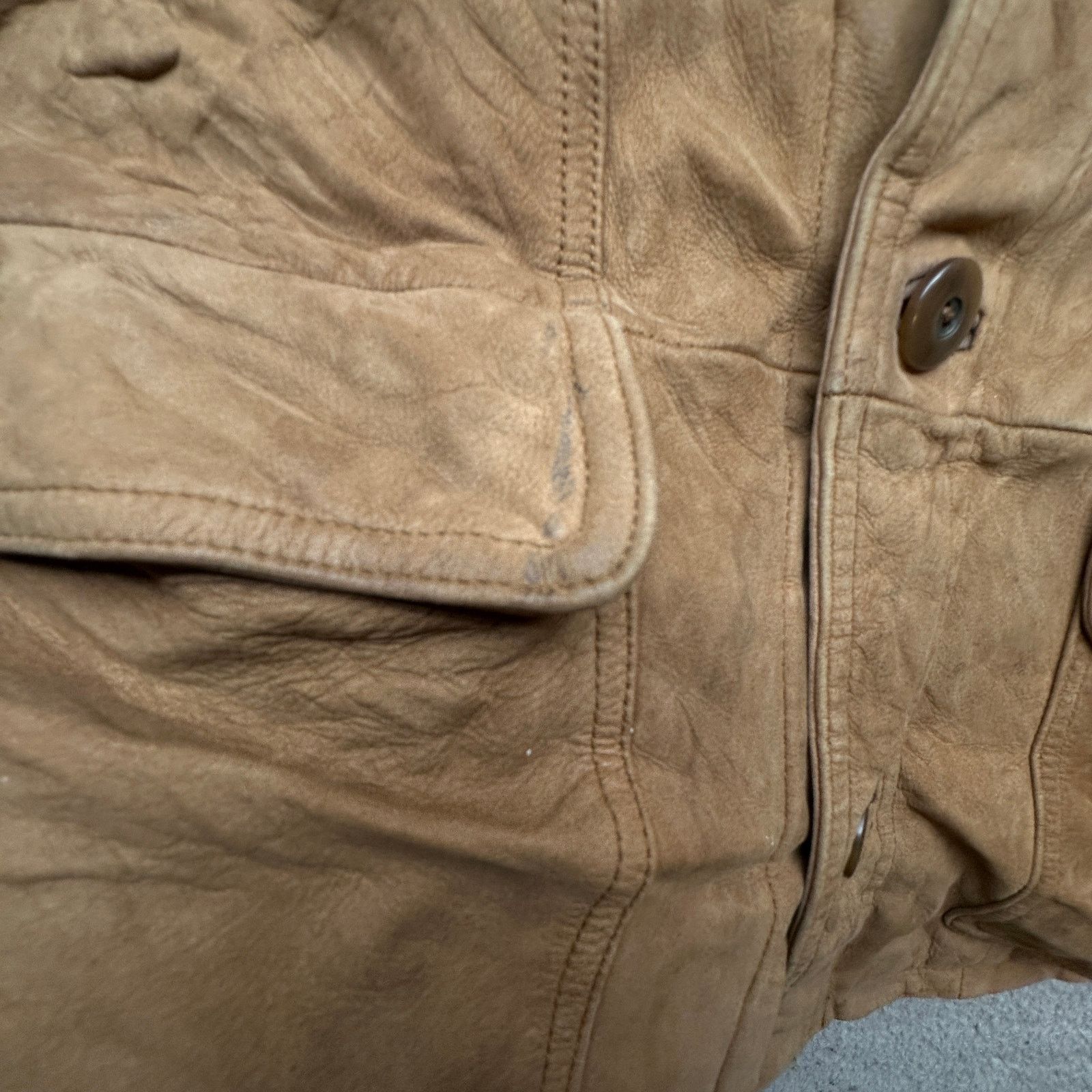 John Ashford VTG John Ashford Suede Leather Barn Chore Work Coat Large Size US L / EU 52-54 / 3 - 11 Thumbnail