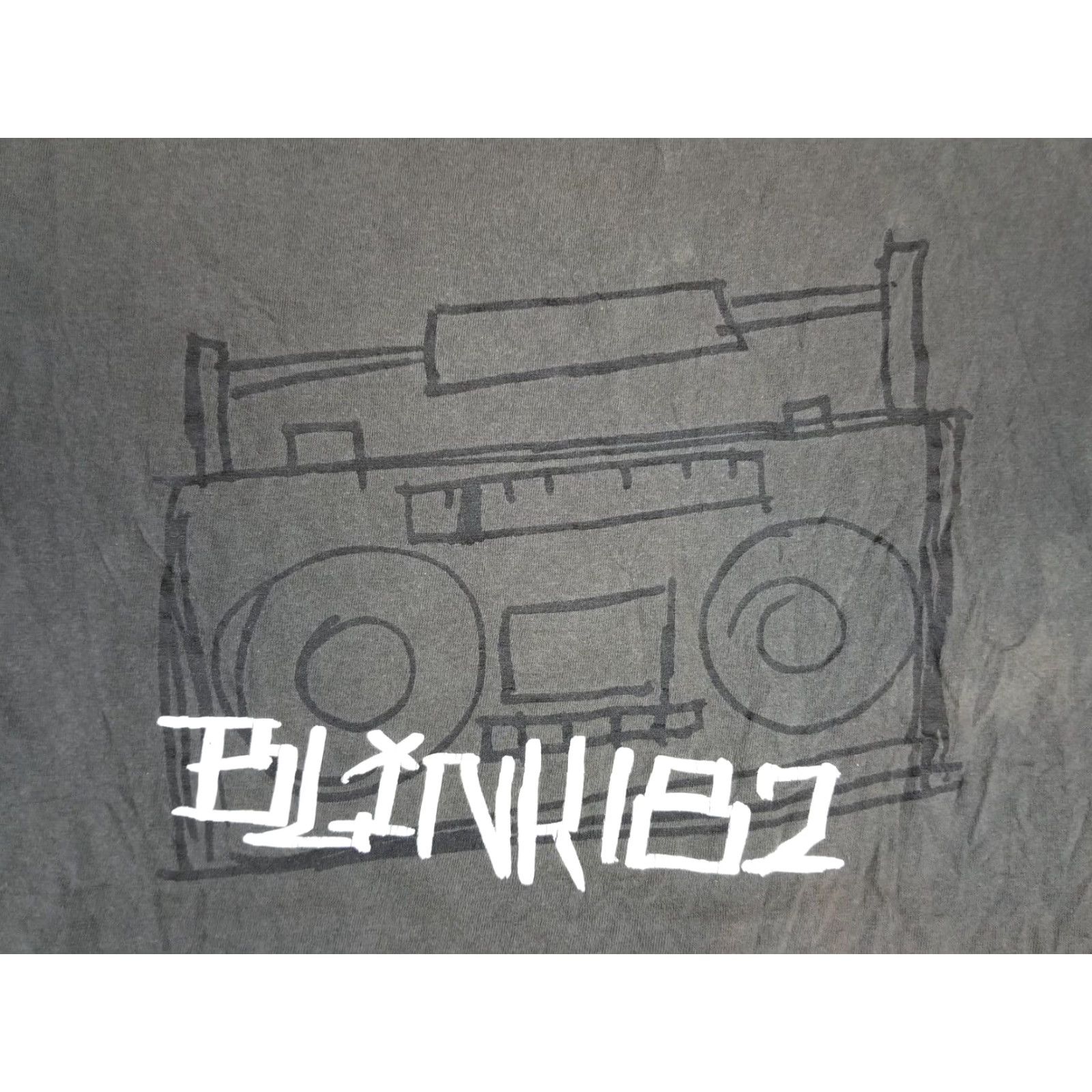 Vintage VINTAGE Y2K BLINK 182 ROCK BAND TOUR T-SHIRT SZ LARGE Shirt Mens Beige Cotton Short Sleeve Round Neck 1980s 1990s USA Band Retro Rock Size US L / EU 52-54 / 3 - 2 Thumbnail