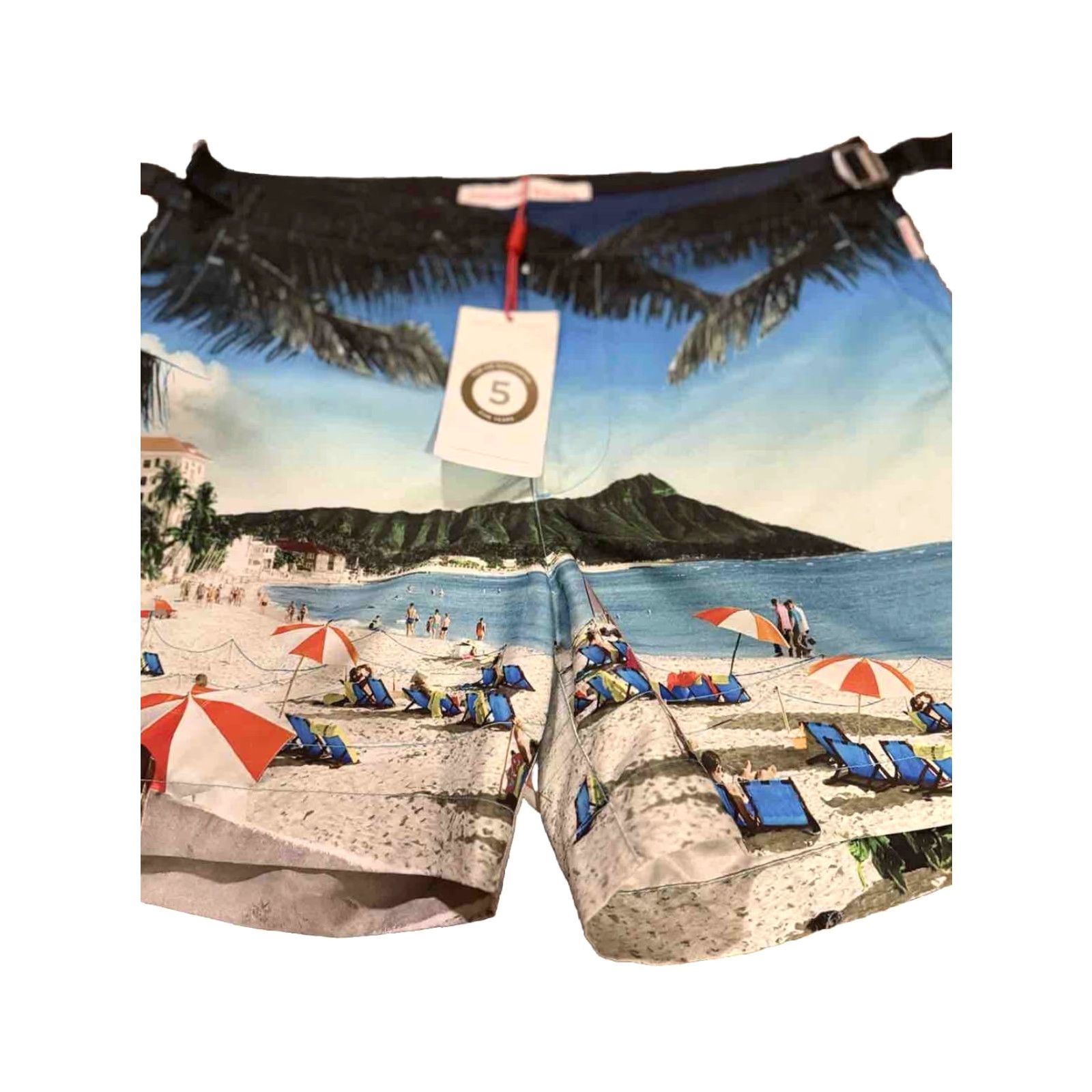 Orlebar Brown Orlebar Brown Swim Shorts Setter Moissan Size 28 Men Multicolor Beach Pool Swim Bottom Back Pocket - Size US 28 / EU 44 - 3 Thumbnail