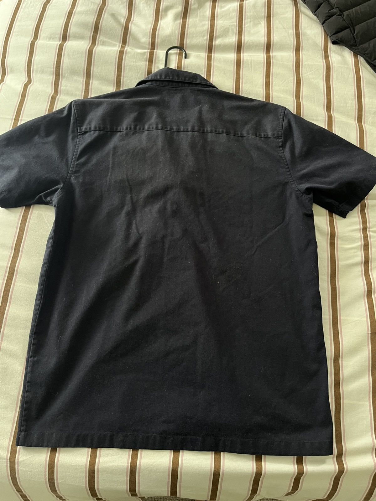 Carhartt Navy Button Up Short Sleeve Size US XL / EU 56 / 4 - 2 Thumbnail