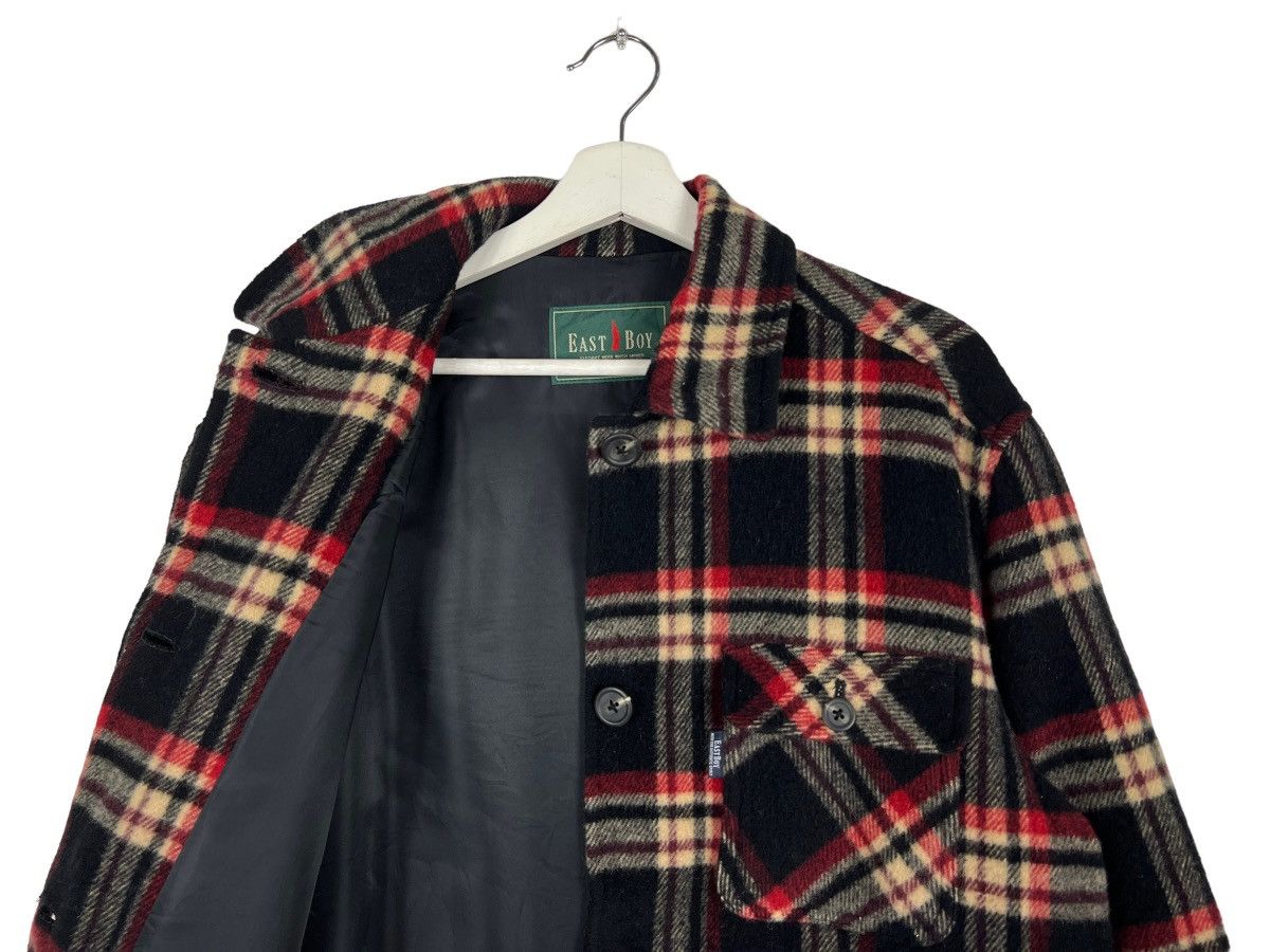 Japanese Brand × Vintage 🔥 EAST BOY PLAID CHECKER CPO WOOL JACKET Size US M / EU 48-50 / 2 - 10 Thumbnail