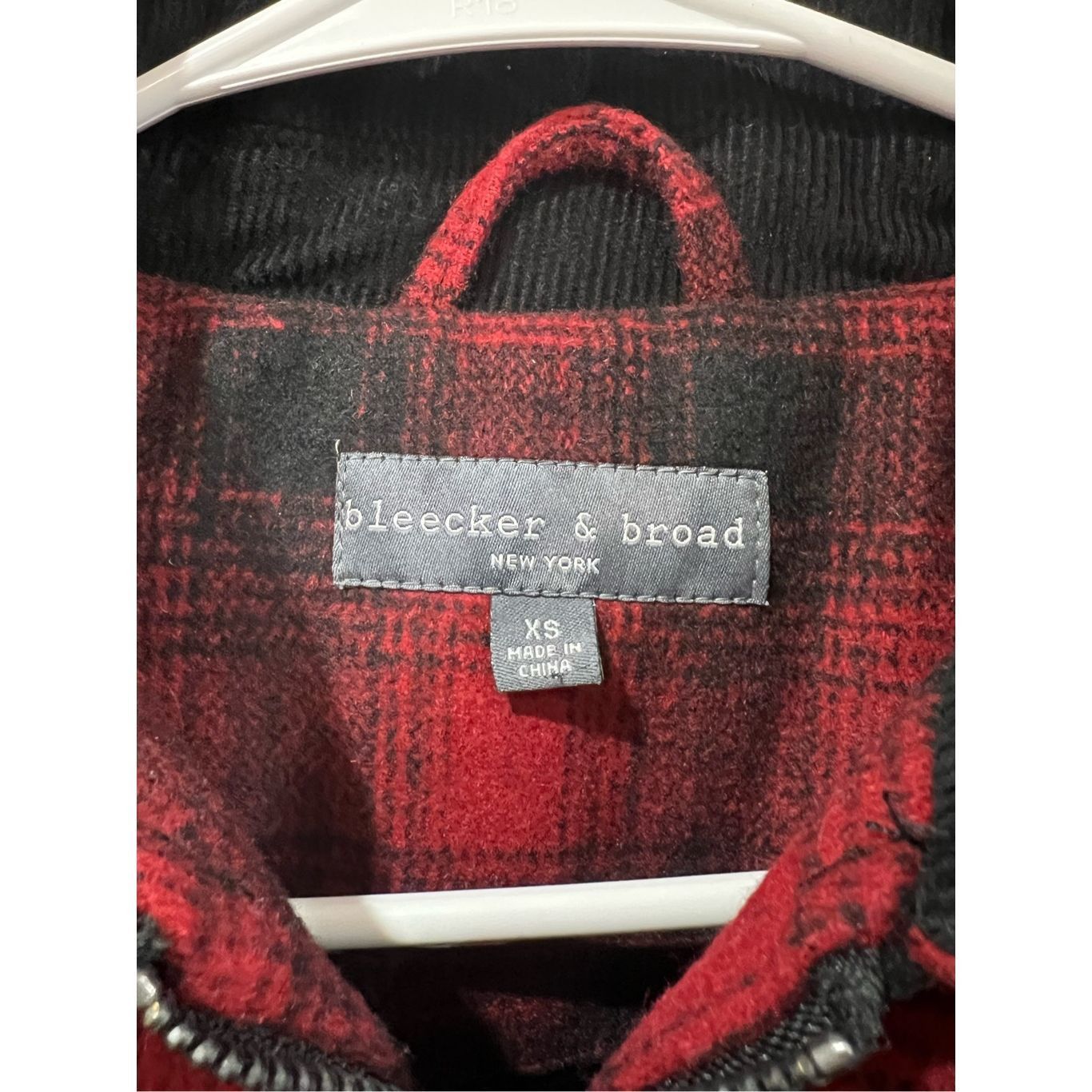 Other BLEECKER & BROAD NEW YORK NWT Men's Red & Black Plaid Zipper Size US XS / EU 42 / 0 - 3 Thumbnail