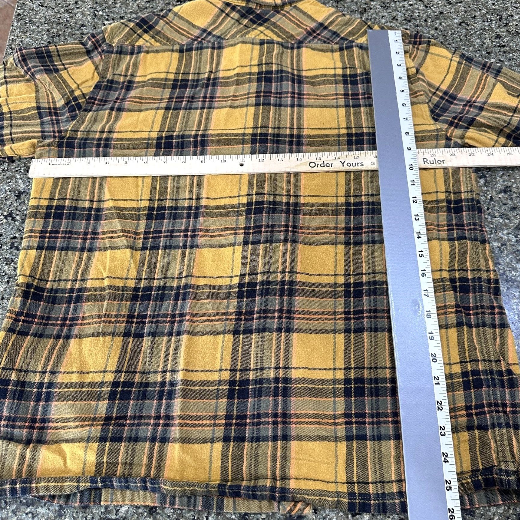 Billabong Billabong Shirt XL Yellow Plaid Flannel Button Front Surf Grunge PILL Mens Size US XL / EU 56 / 4 - 6 Thumbnail