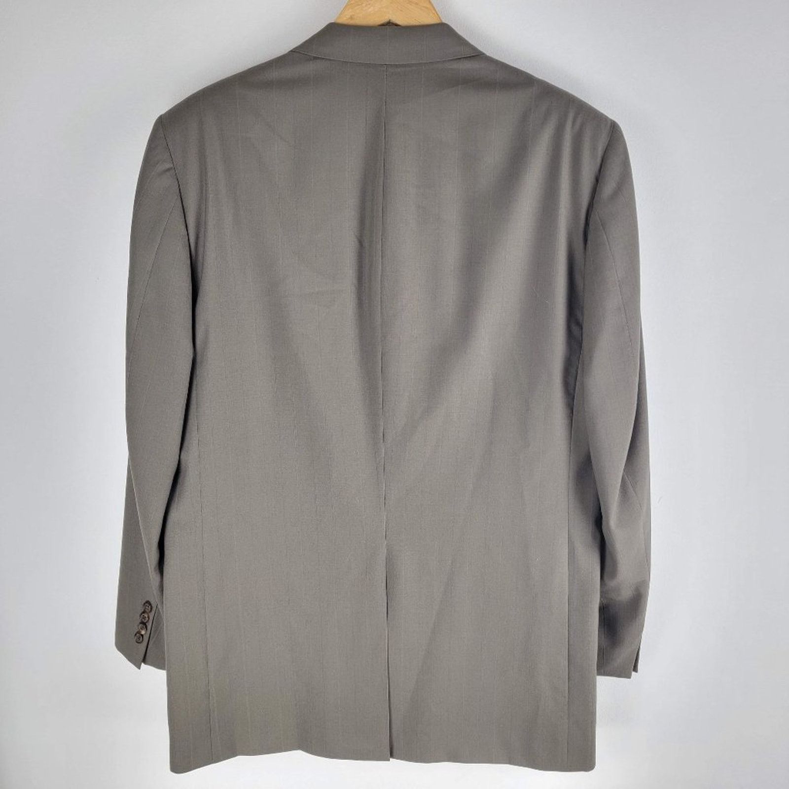 Hickey Freeman Hickey Freeman Boardroom Blazer Union Made Wool Lined 43L Size 42L - 4 Thumbnail