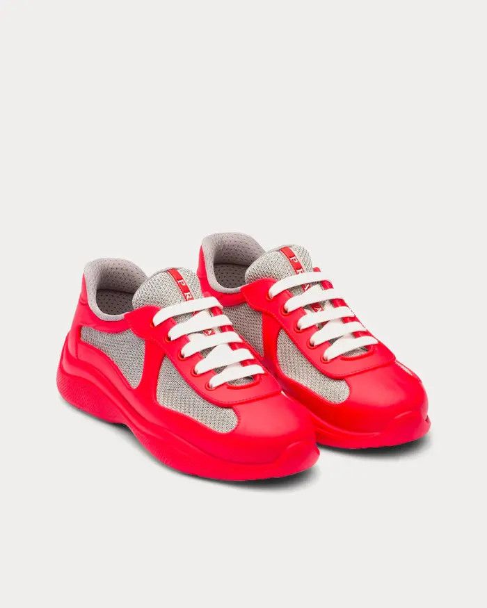 os11x0226 America's Cup Soft Rubber & Bike Sneakers Red/Grey