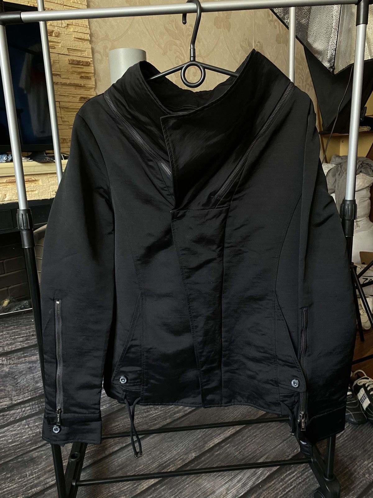 Other Ballistic Rick Owens Style Avant Garde Men’s Jacket Size US M / EU 48-50 / 2 - 3 Thumbnail