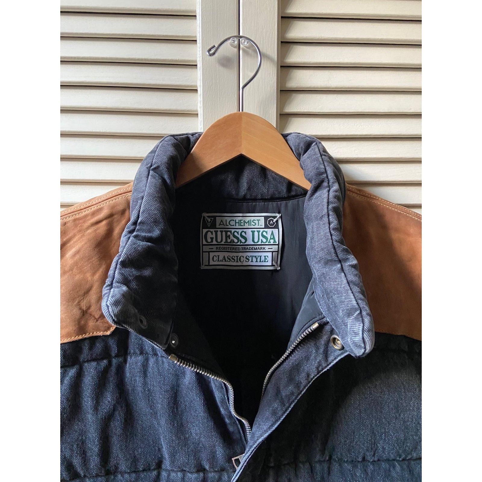 Alchemist × Guess RARE Alchemist Guess Jean Octopus Puffer Vest Jacket Leather Size US M / EU 48-50 / 2 - 4 Thumbnail