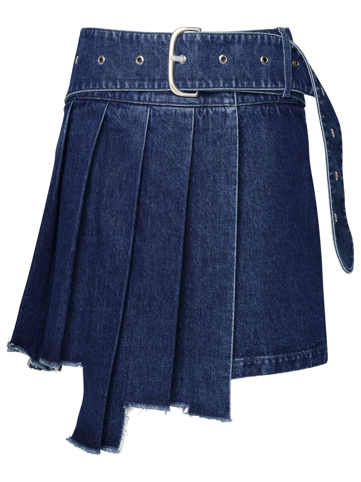 image of Off White Off-White Blue Demin Skirt, Women's (Size 26)