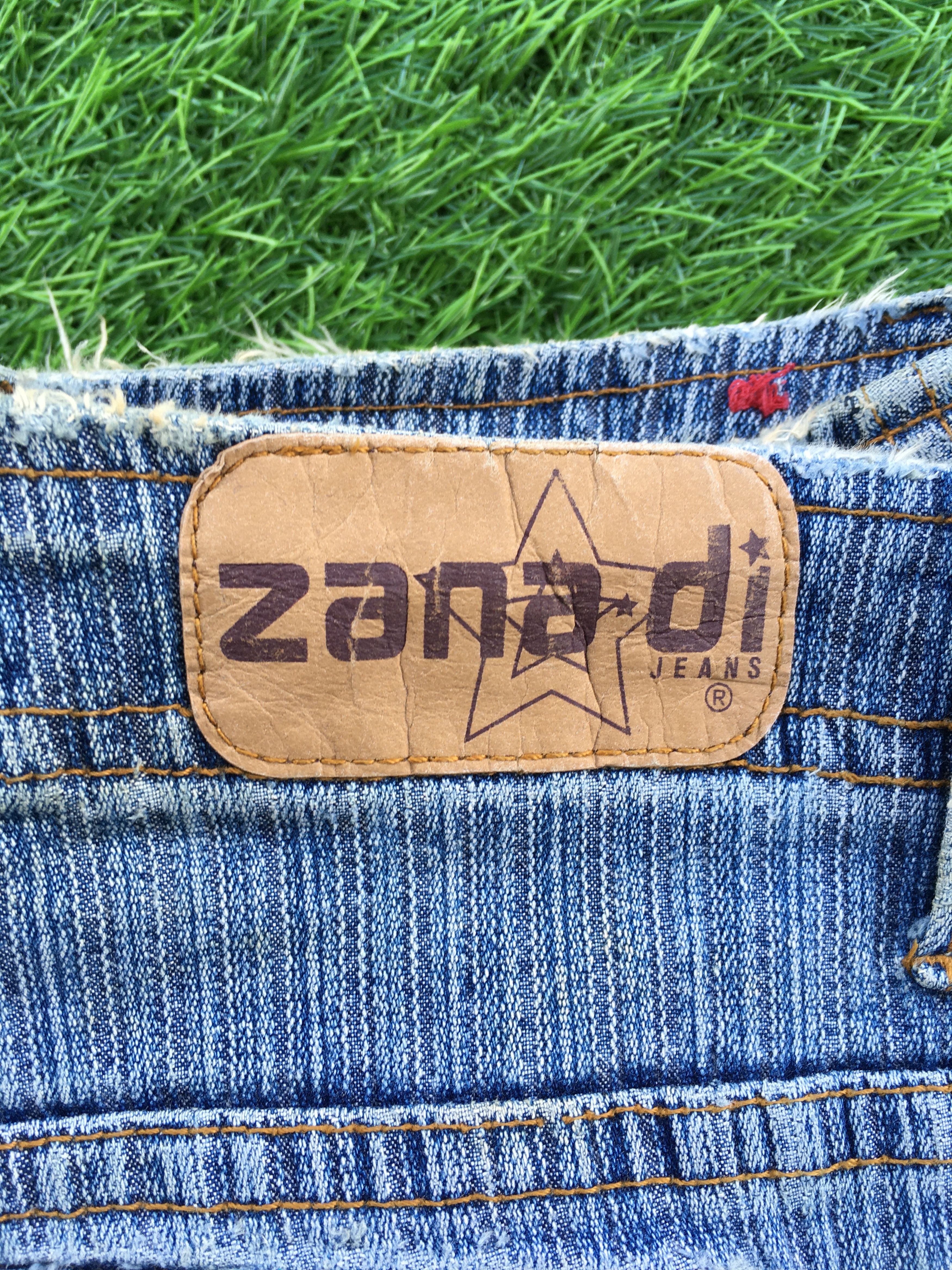 Designer × Jean Zana di Low Waisted Split Hem Flared Jeans D-1031 Size 23" - 9 Thumbnail