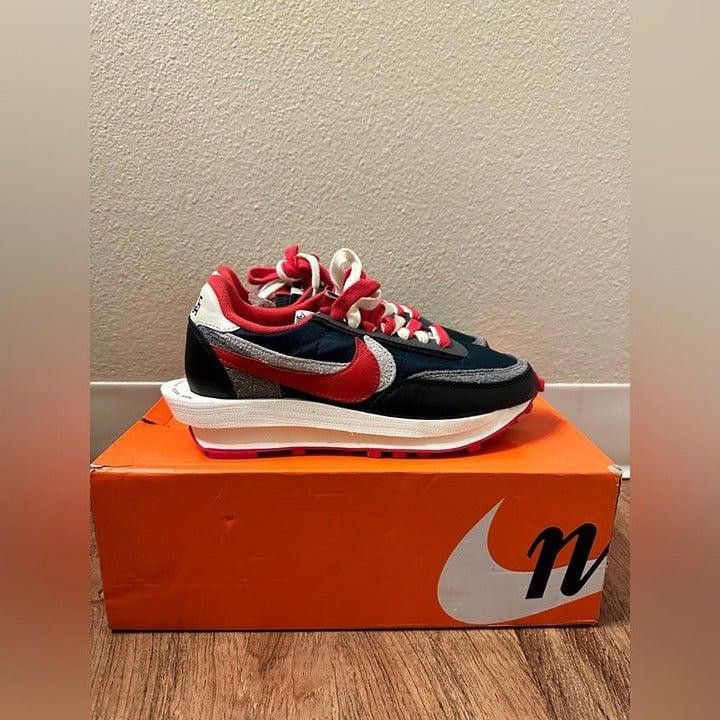 Nike Nike LD Waffle Sacai Undercover Midnight Spruce University Red Size US 6 / EU 39 - 1 Thumbnail