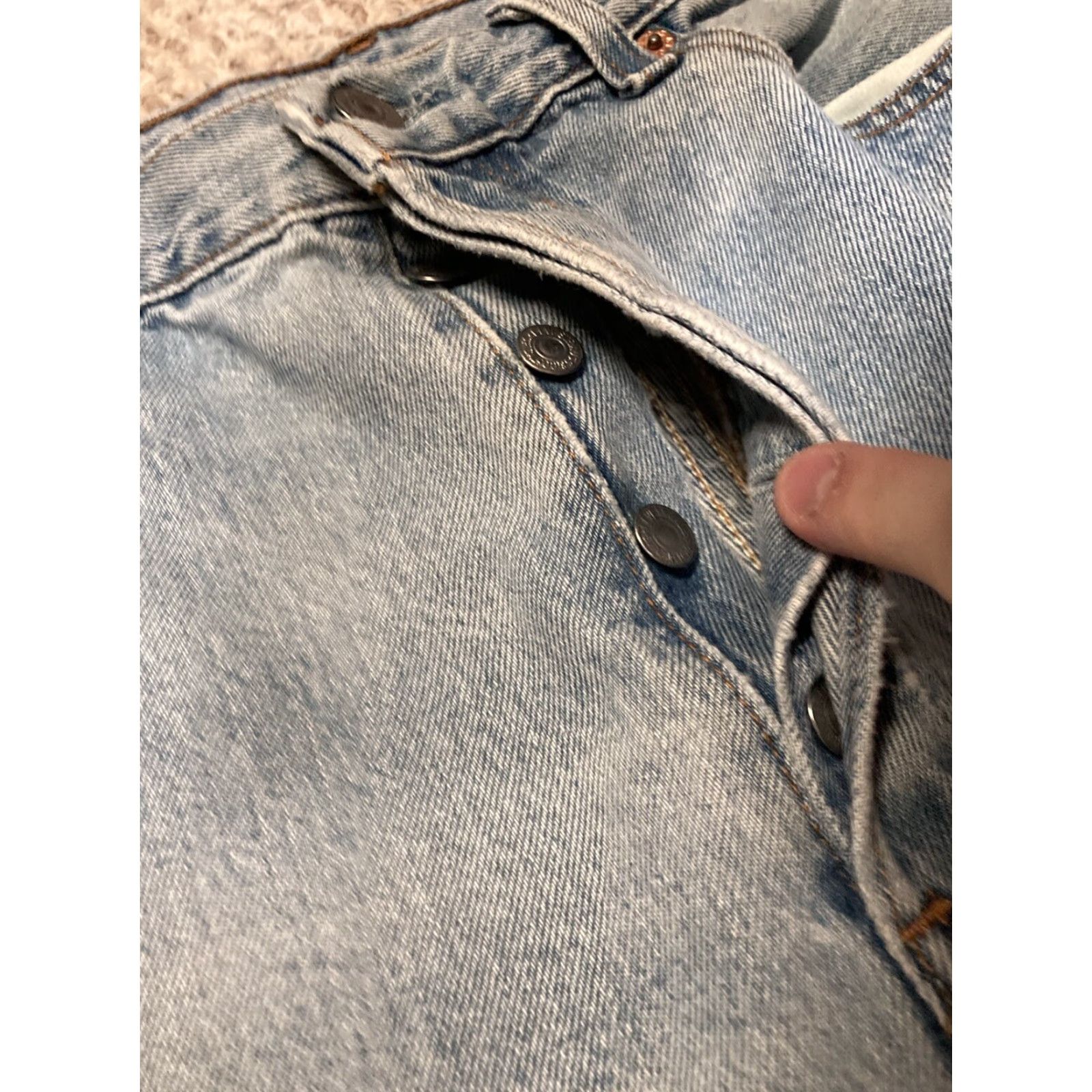 Levi's VINTAGE Levi's 501 XX Jeans Men Denim Distressed Distressed USA Button Fly 34x32 Blue 34 Regular Straight 32in Inseam Size US 34 / EU 50 - 6 Thumbnail