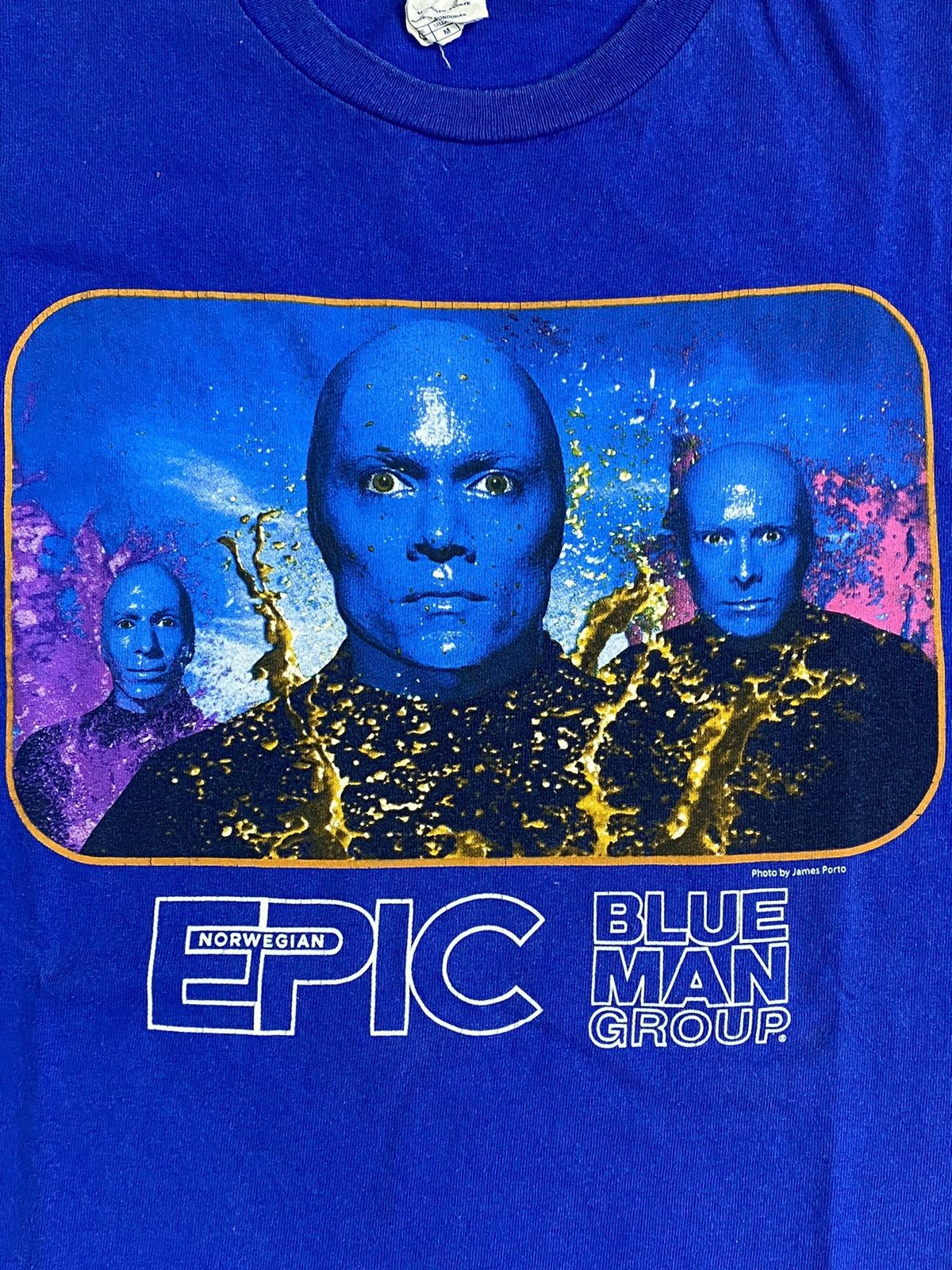Band Tees Blue man group norwegian epic t shirt Size US M / EU 48-50 / 2 - 3 Thumbnail