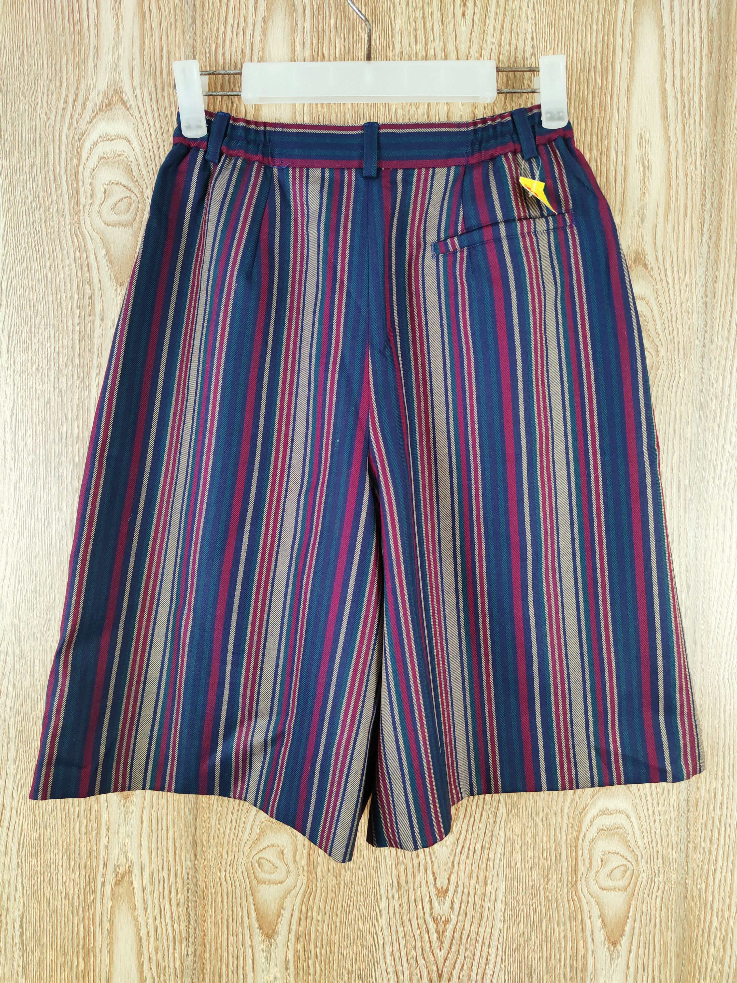 Burberry Burberrys Dark Blue Stripe Multipocket Short Pants #W389 Size 25" / US 0 / IT 36 - 6 Thumbnail