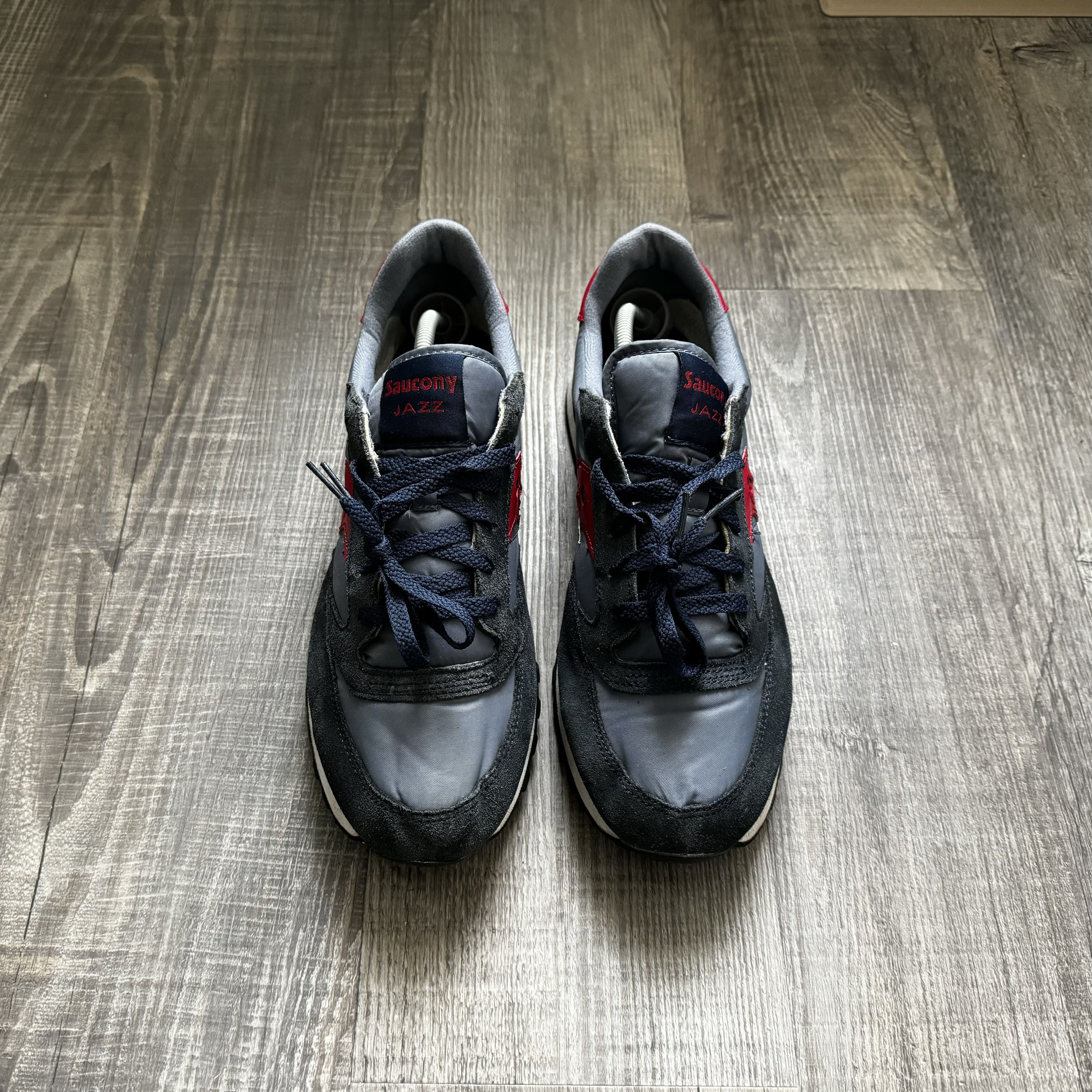 Saucony × Vintage SAUCONY • Jazz Original "Navy & Red" (12M) Size US 12 / EU 45 - 5 Thumbnail