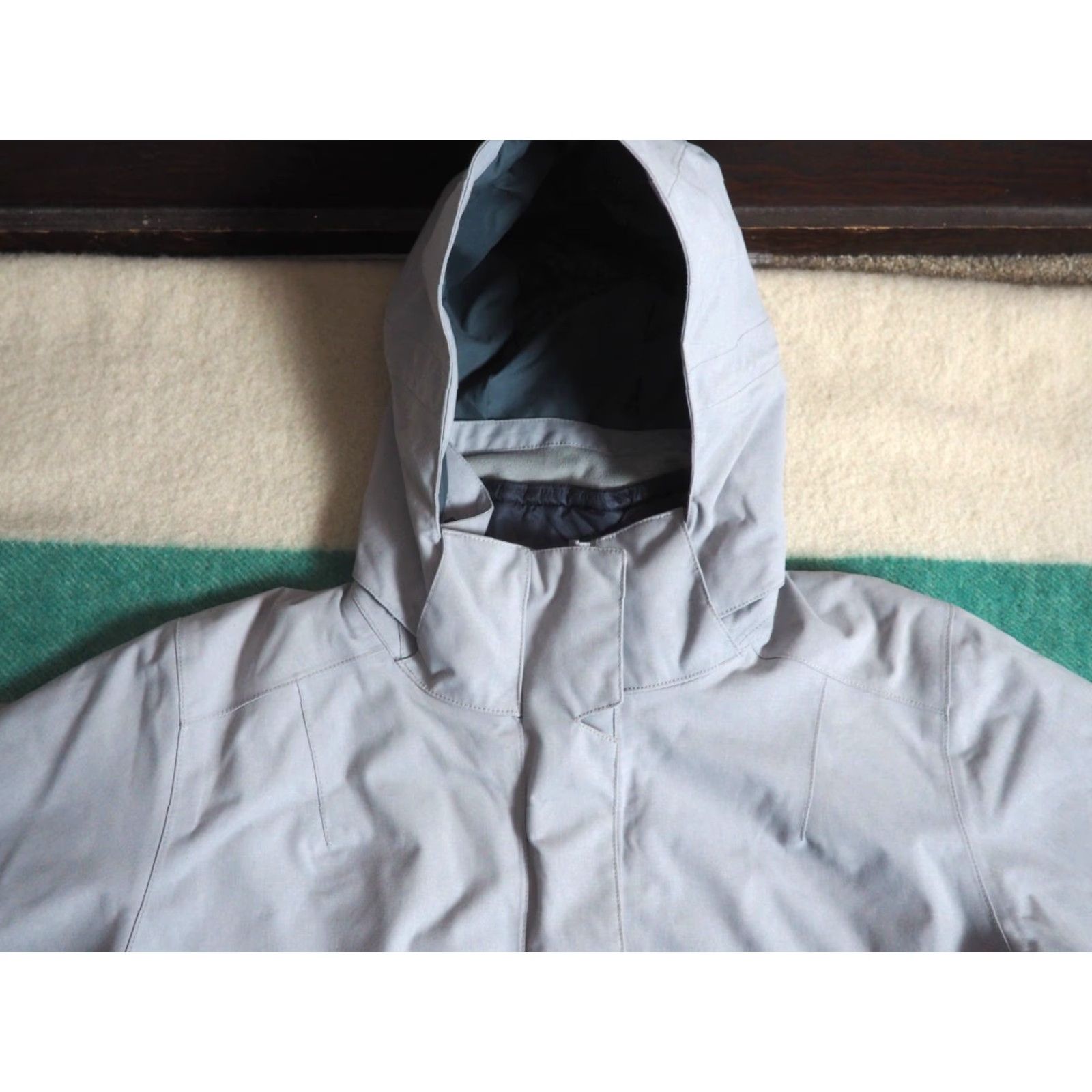 Patagonia Patagonia Jacket Womens L Hooded Gray Parka Coat Puffer City Shell Nylon Zip Winter Fall Vintage No Size L / US 10 / IT 46 - 3 Thumbnail