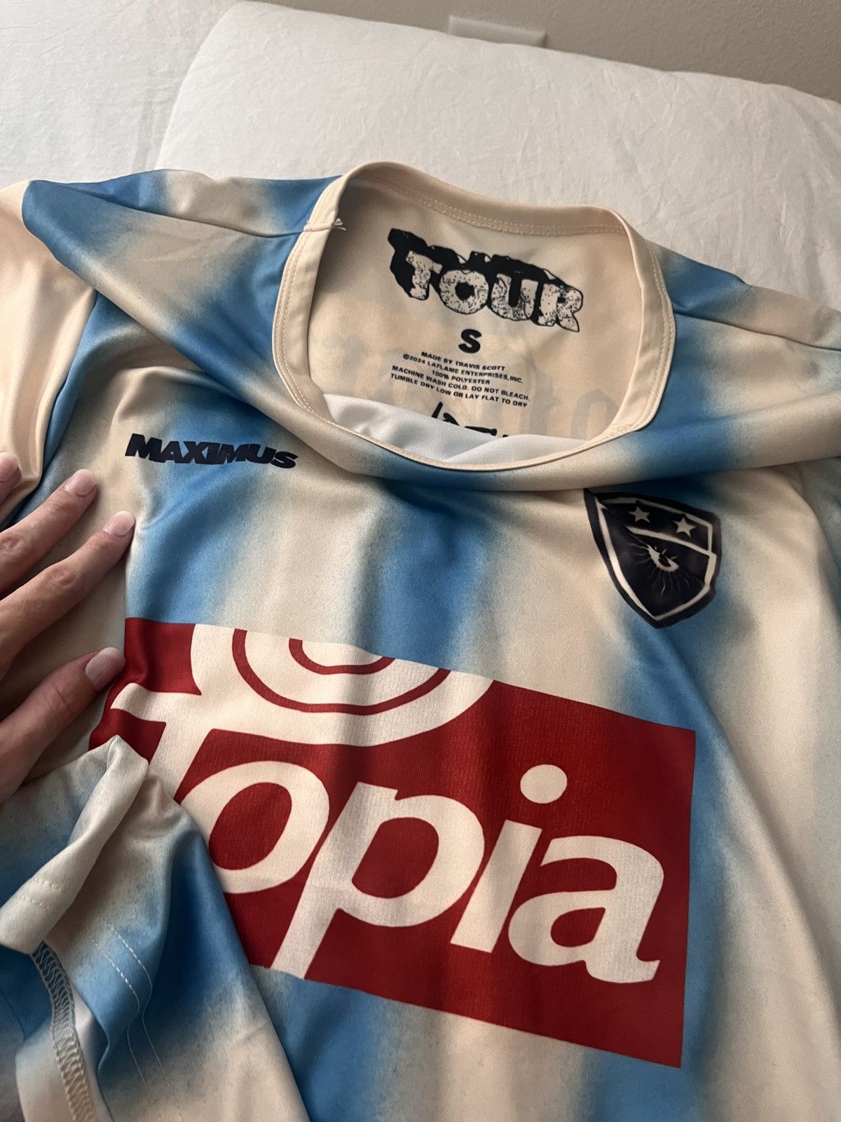 Travis Scott Travis Scott Argentina Utopia Jersey Size US S / EU 44-46 / 1 - 2 Thumbnail