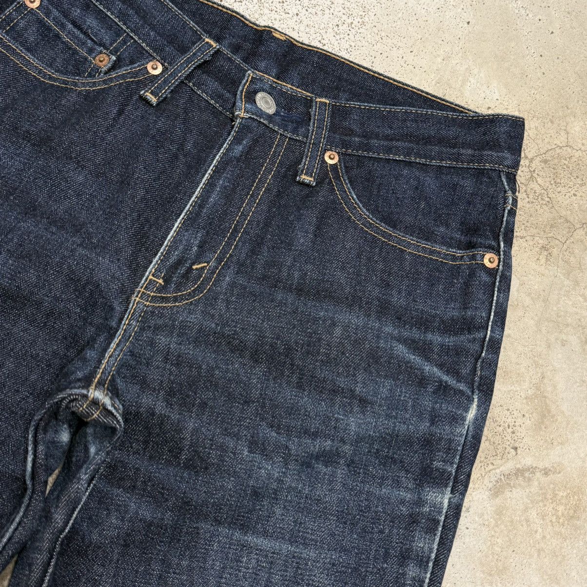 Levi's Vintage Y2K J41 Dark Indigo Denim Levis Women Pants Size 29" - 8 Thumbnail