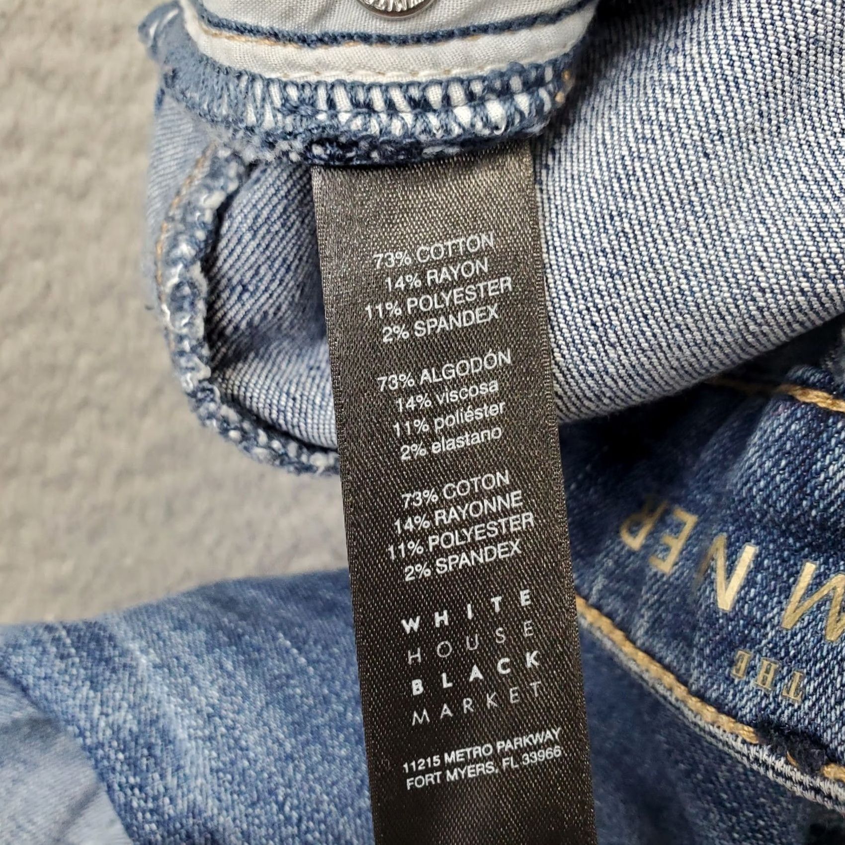 White House Black Market White House Black Market The Skimmer Jeans Womens Blue Denim Faded Streetwear 0 XS? Size 25" / US 0 / IT 36 - 7 Thumbnail