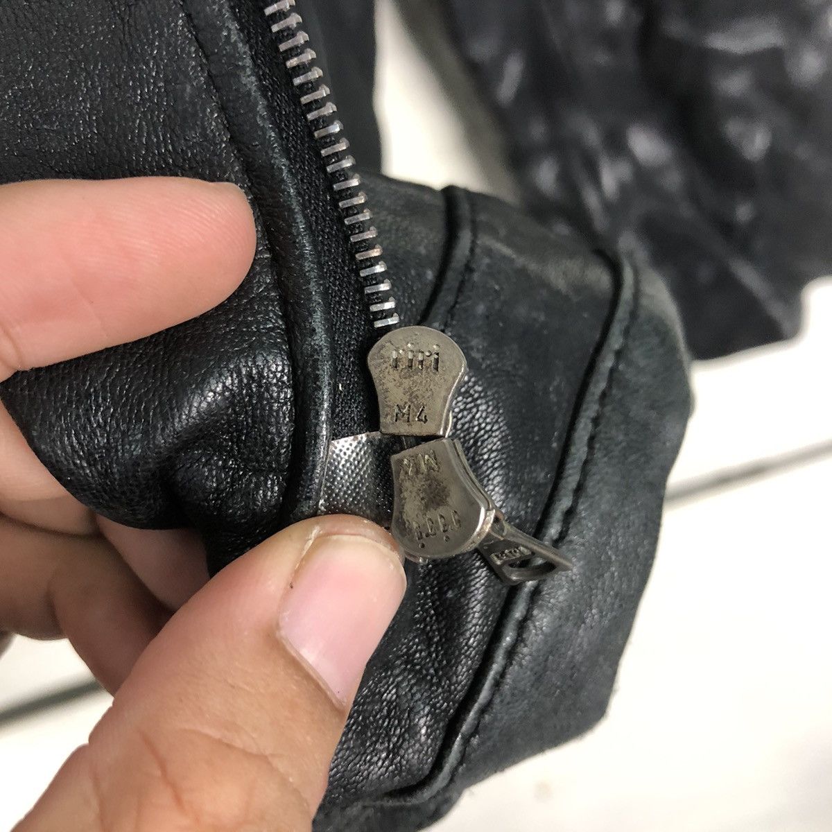 Japanese Brand 📌Rich Black Biker Leather Jacket Bondage Design Edition Size US M / EU 48-50 / 2 - 18 Thumbnail