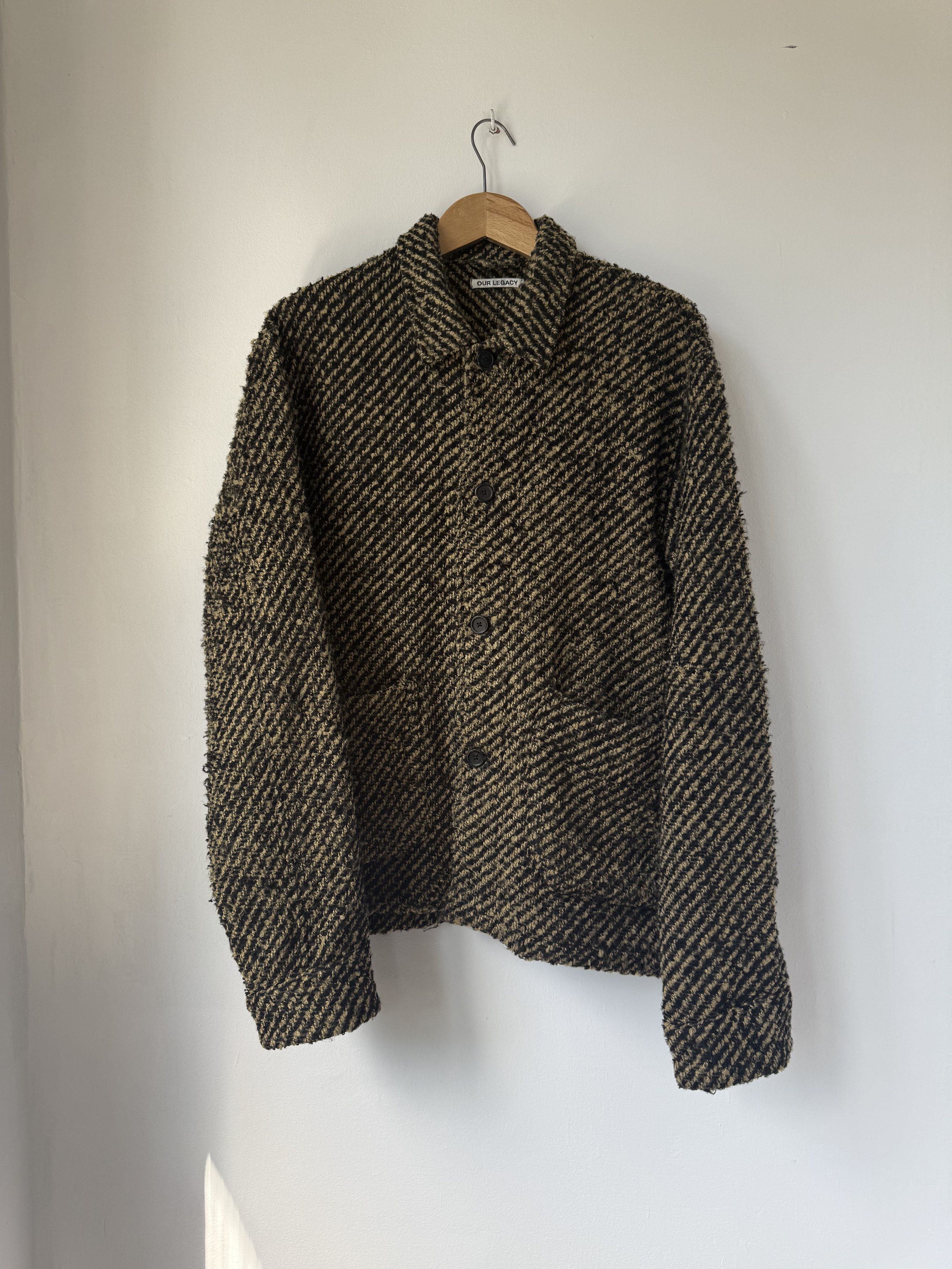 OUR LEGACY アーカイブボックスジャケット　サイズ48 Our Legacy - Archive Box Jacket Worn Black Rustic Cord