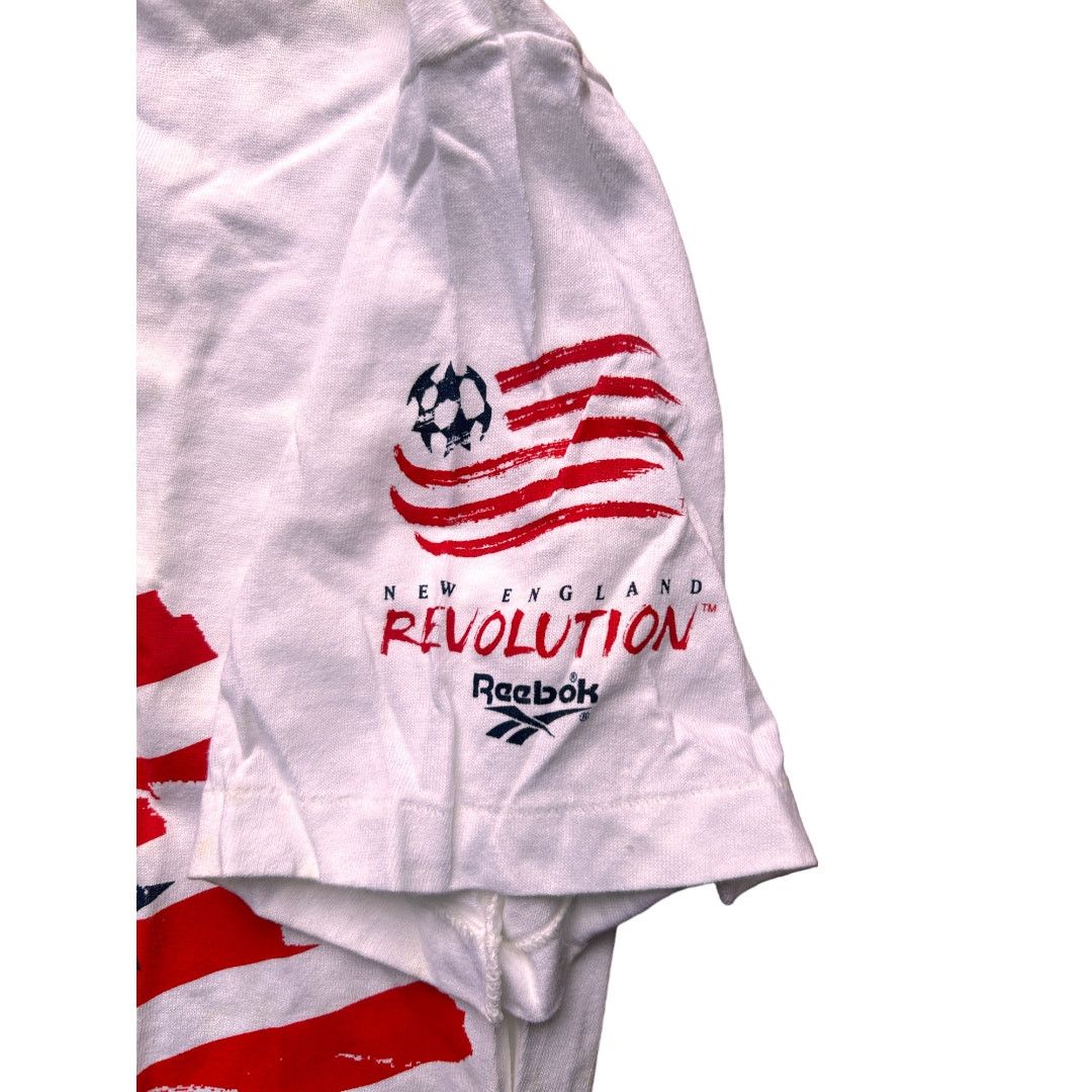 Reebok New England Revolution 1996 Reebok Shirt Joe-Max Moore AUTO Size US S / EU 44-46 / 1 - 6 Thumbnail