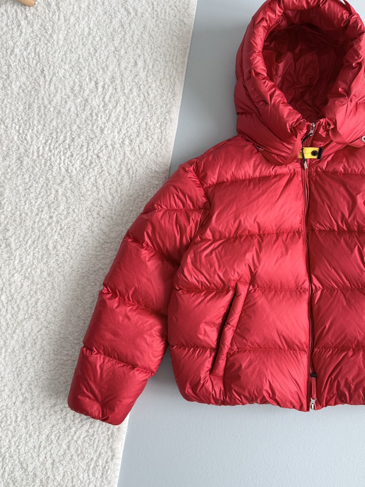 Parajumpers PARAJUMPERS Hooded Down Puffer Hollywood Jacket Red Women’s Size XL / US 12-14 / IT 48-50 - 8 Thumbnail