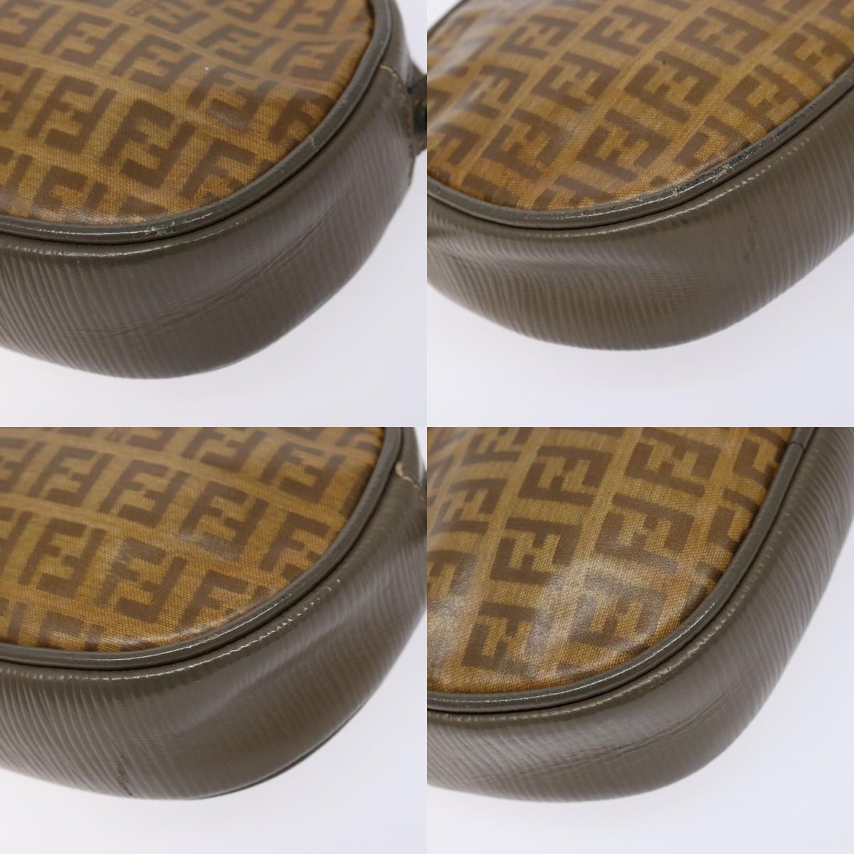Fendi FENDI Zucchino Canvas Shoulder Bag Pvc Brown Size ONE SIZE - 10 Thumbnail