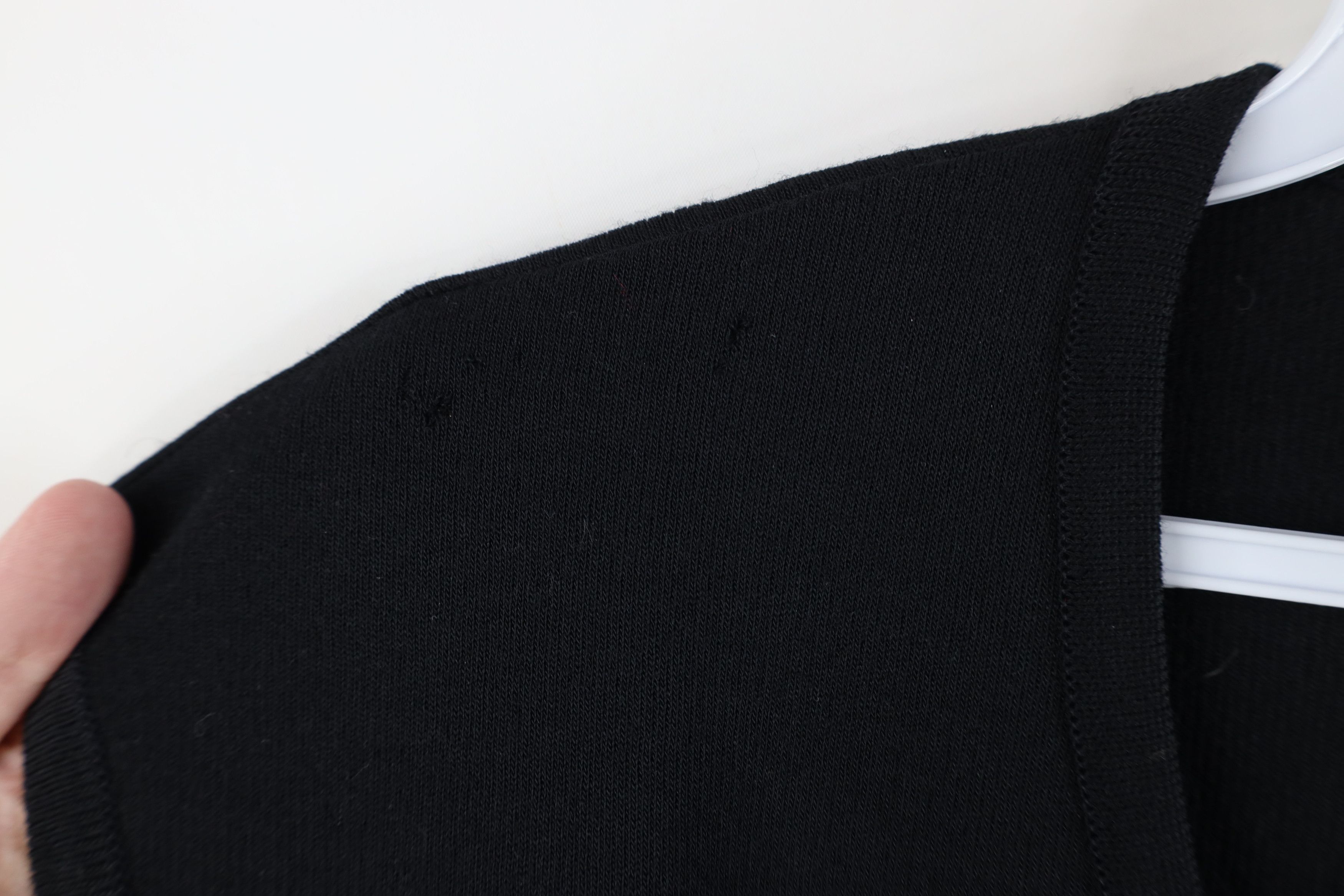 St. Croix Vintage 90s St Croix Blank Merino Wool Sweater Vest USA Size US XL / EU 56 / 4 - 4 Thumbnail