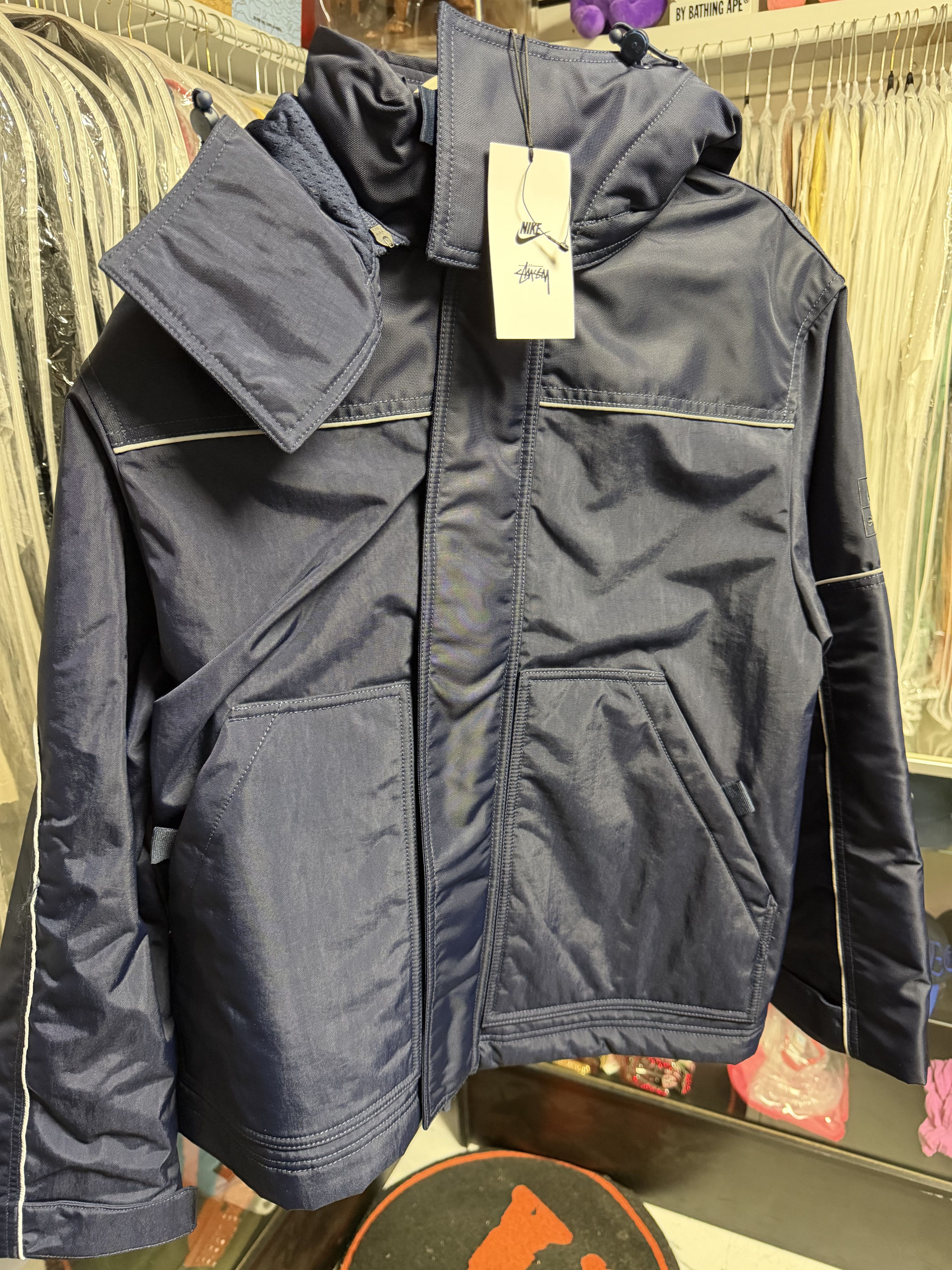 Nike × Stussy Nike x Stüssy Utility Hooded Jacket - Size Small 